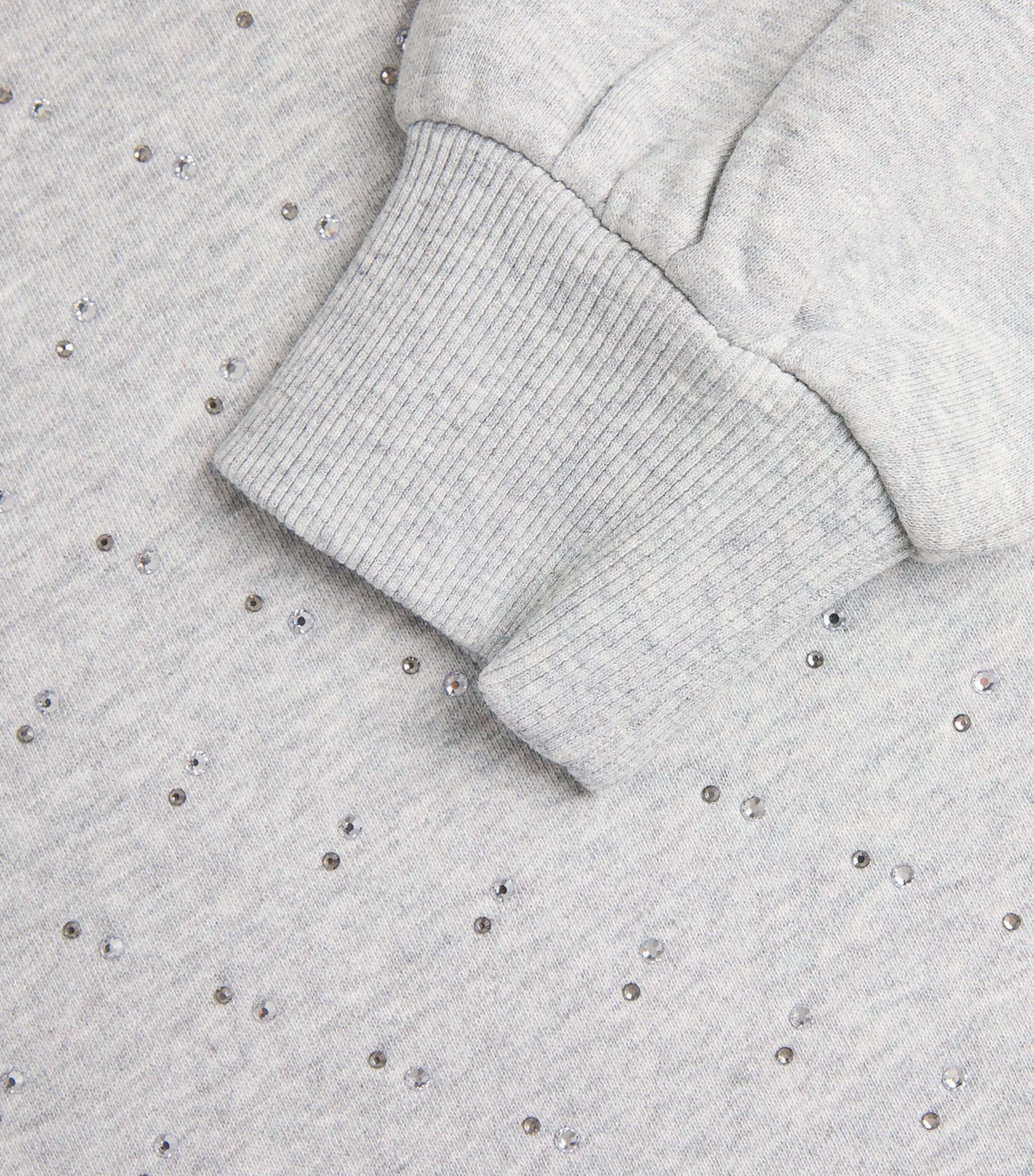 Cotton Embellished Tricia Sweatshirt HEATHER GREY Image 5
