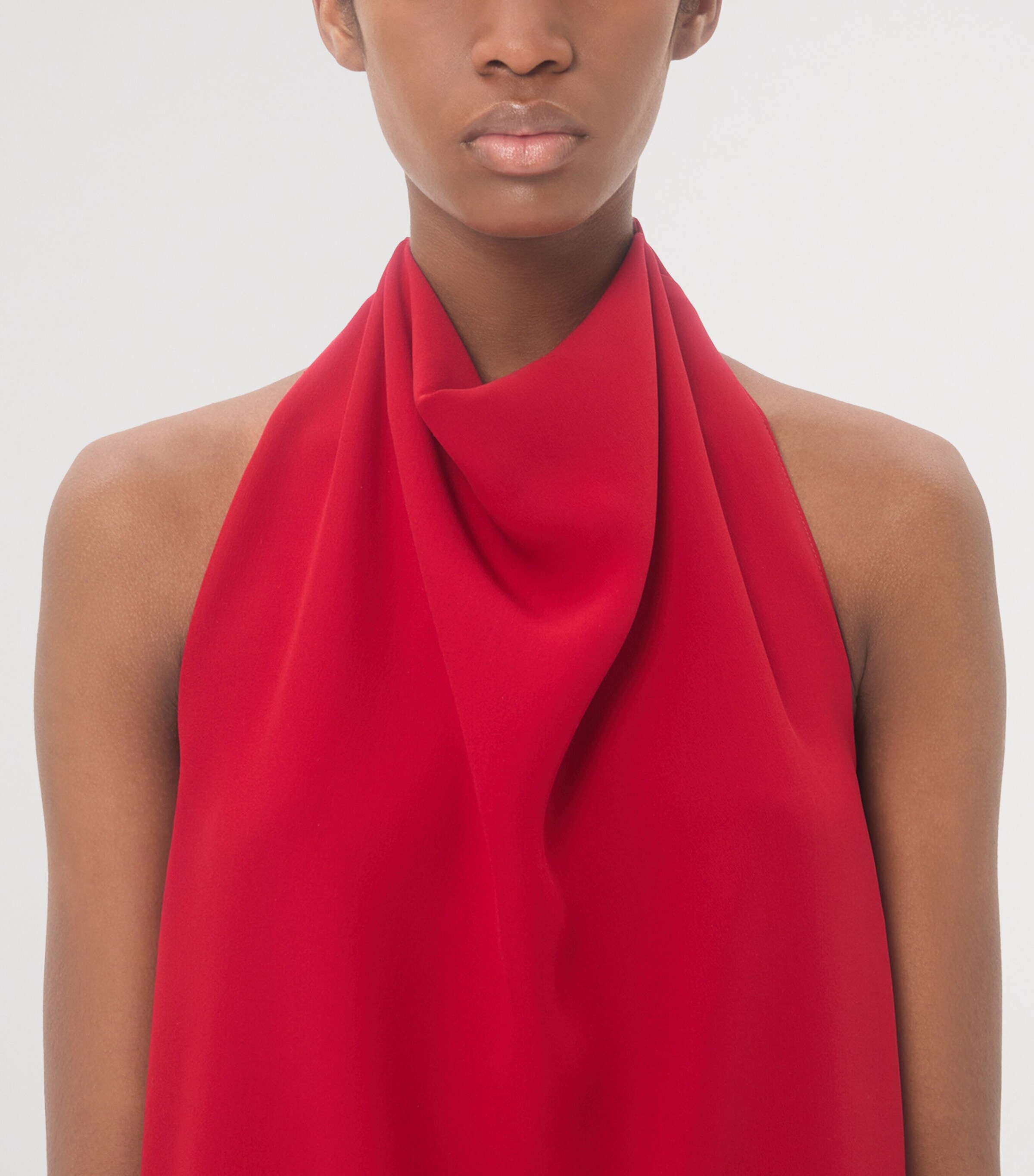 Valentino Womens Silk Halterneck Mini Dress Image 6