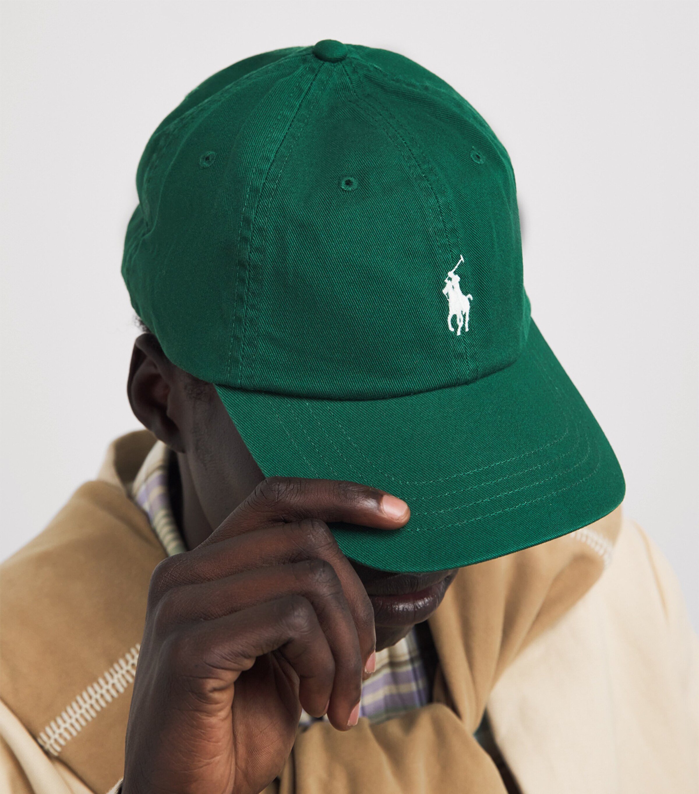 Polo Ralph Lauren Cotton Logo Baseball Cap New Forest Image 2