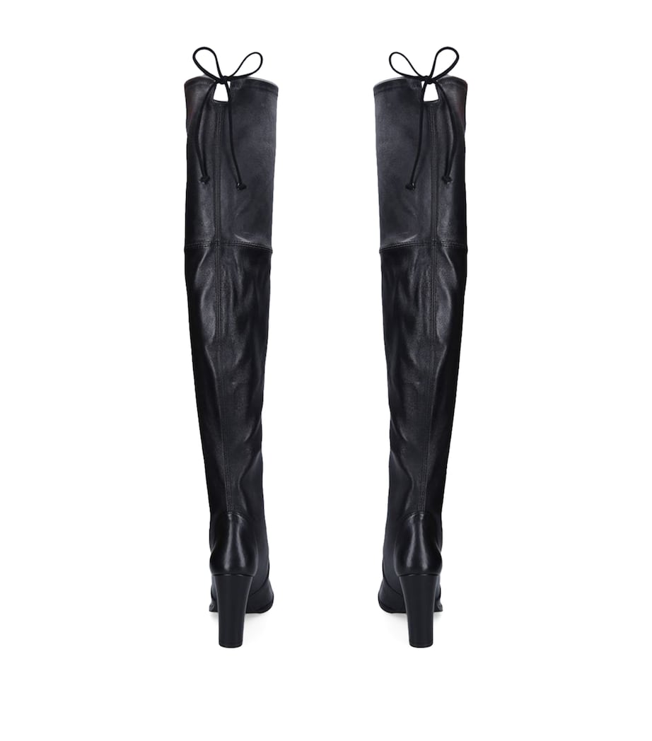 Leather Highland Boots 95 BLACK Image 3