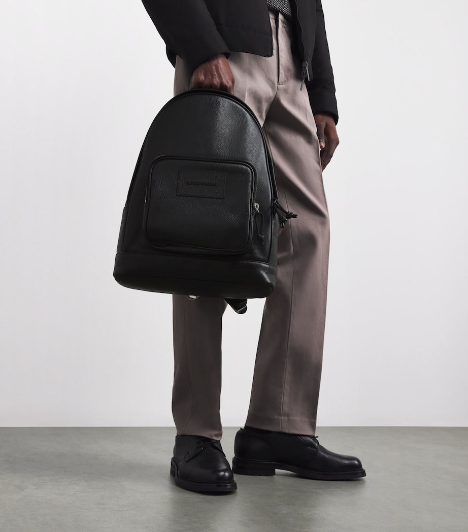 Emporio Armani Leather Backpack Image 5