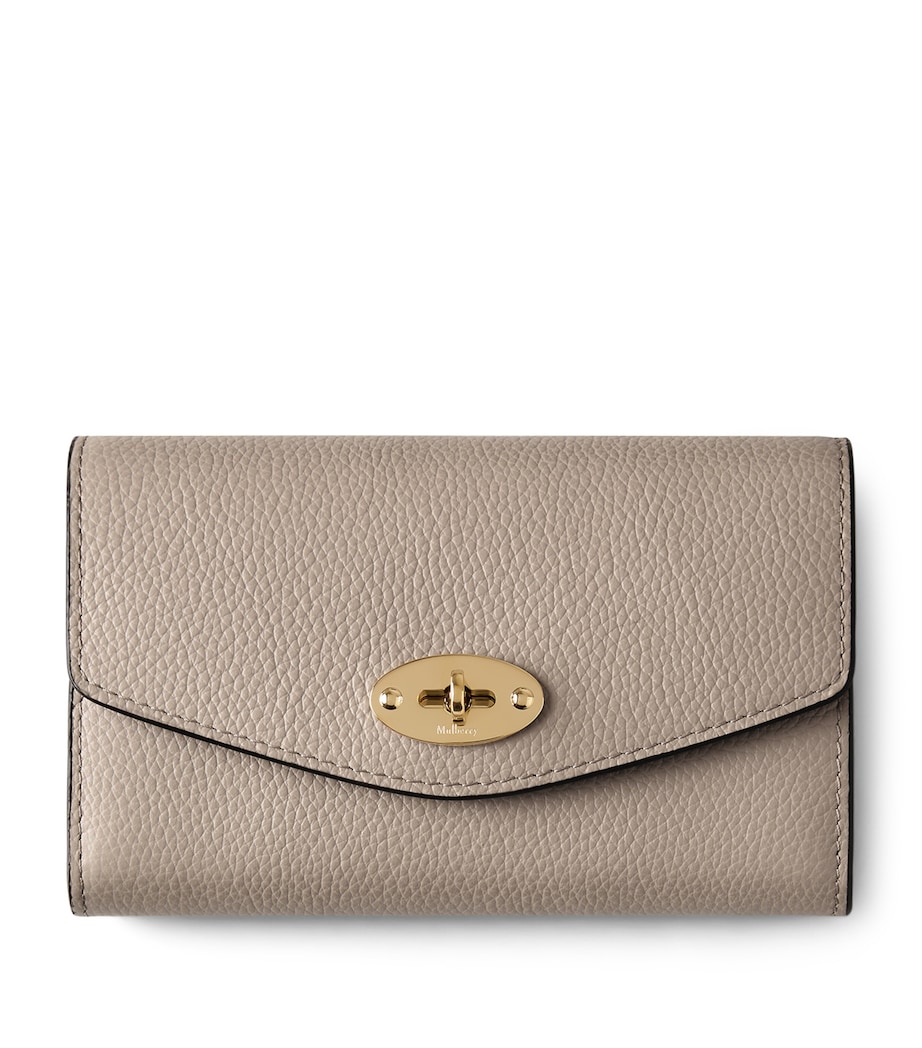 Medium Leather Folded Darley Wallet CASHMERE TAUPE Image 1