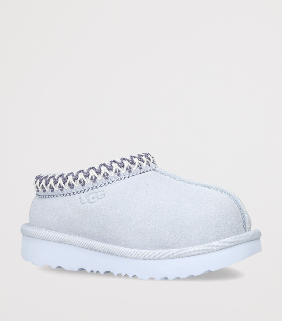 UGG Kids Suede Tasman II Slippers Pale Blue Image 3