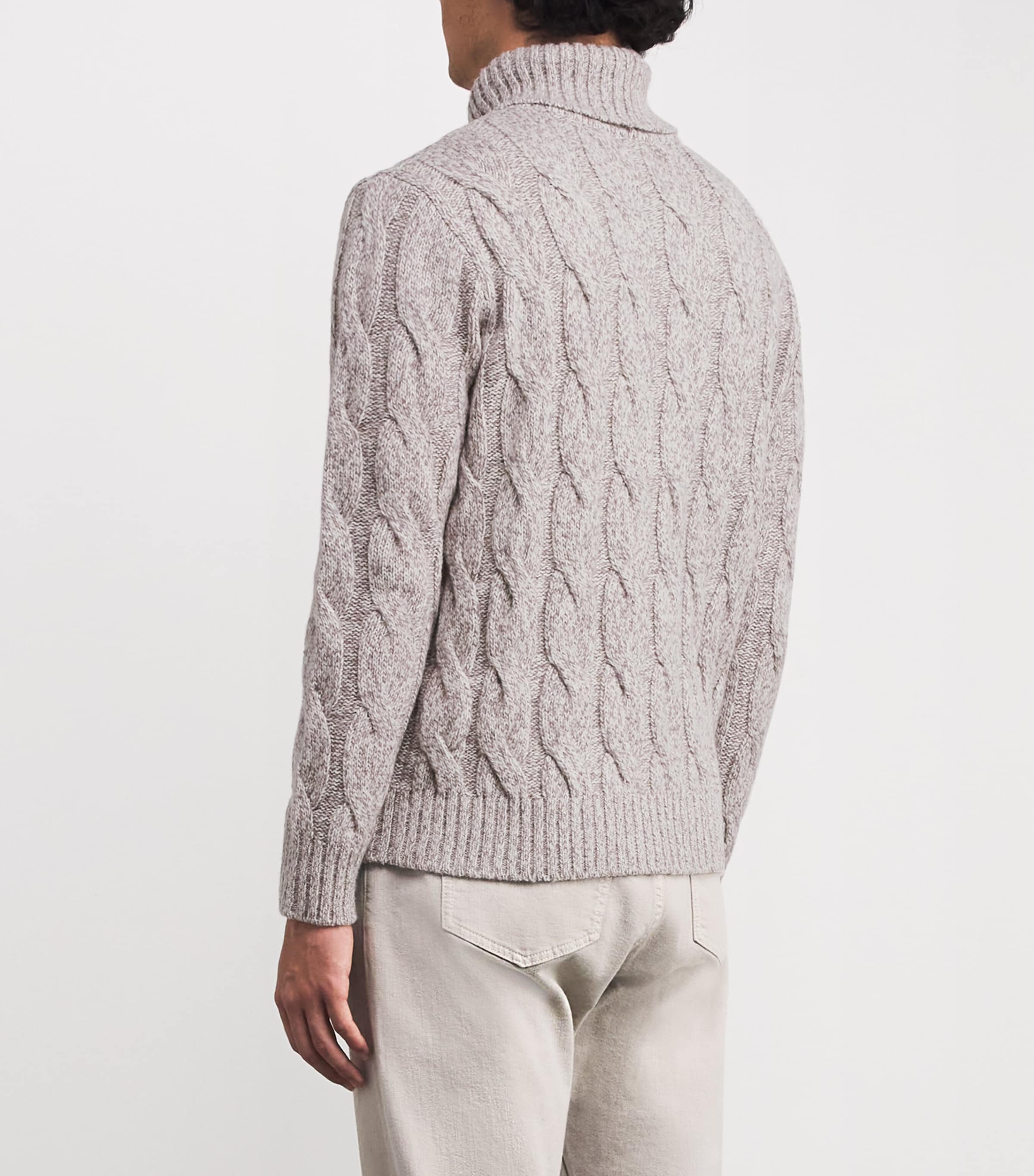 Wool Rollneck Sweater MIRTILLO Image 4