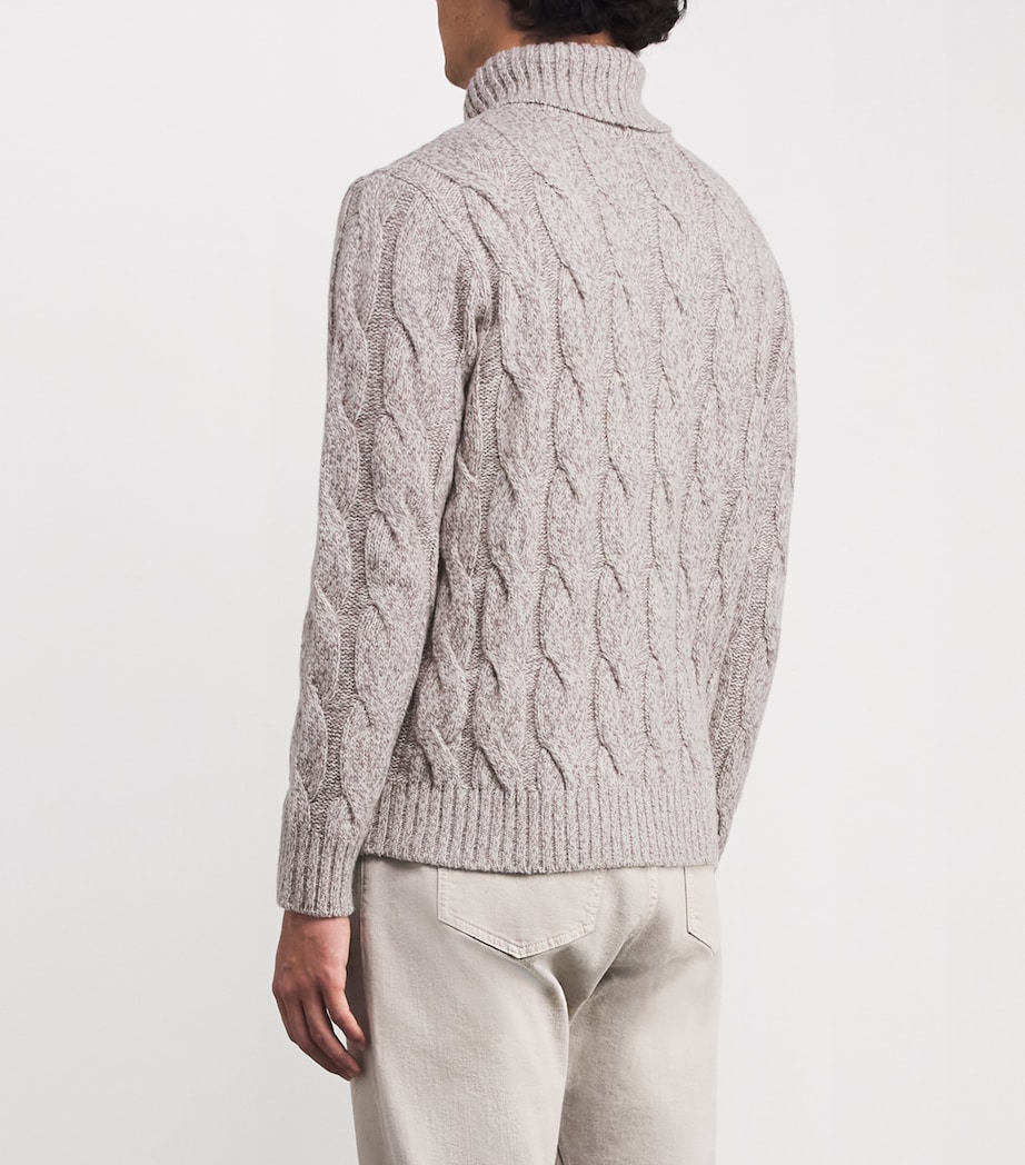 Wool Rollneck Sweater MIRTILLO Image 4