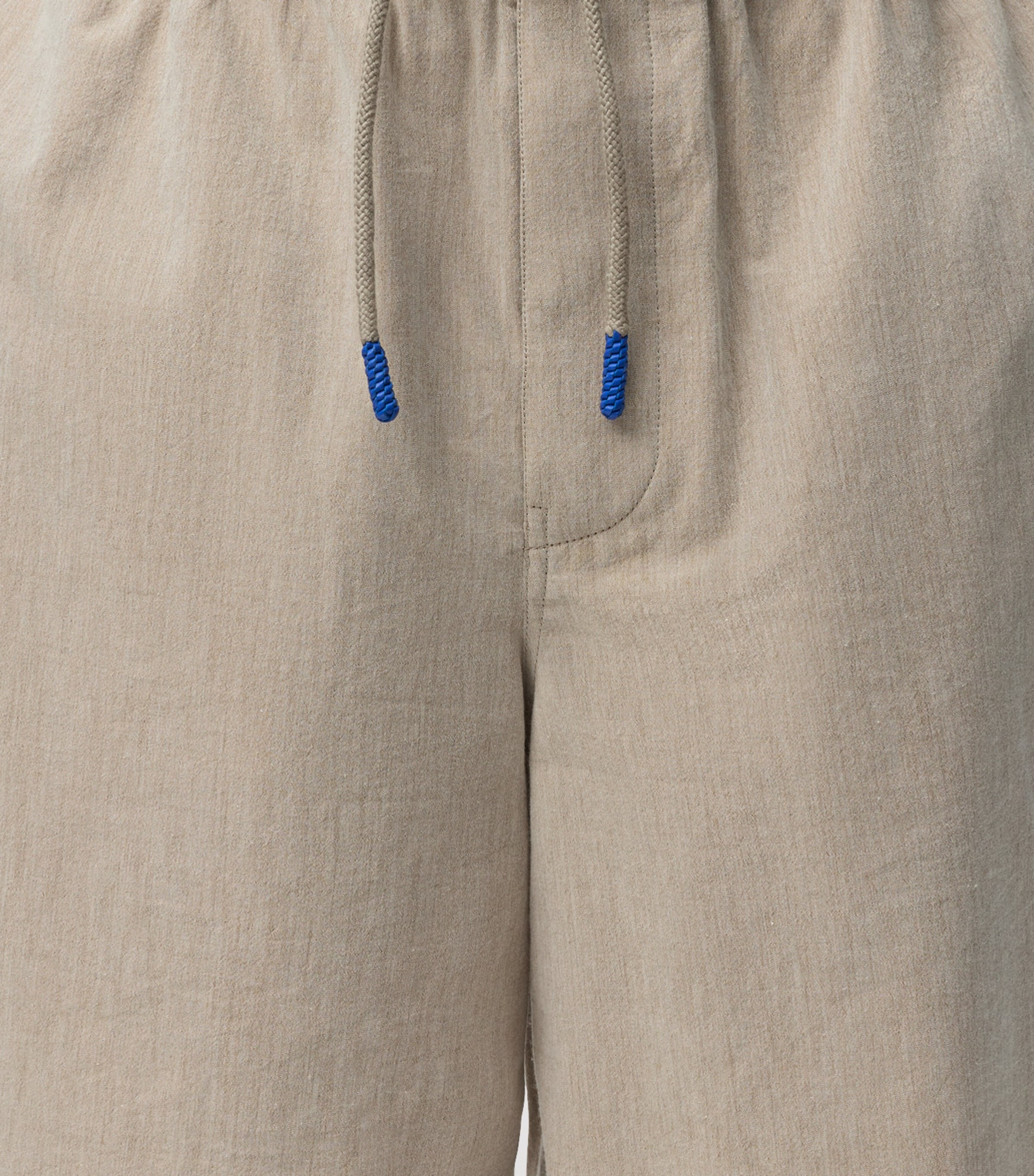 LOEWE Mens Layered Drawstring Shorts Beige Image 5