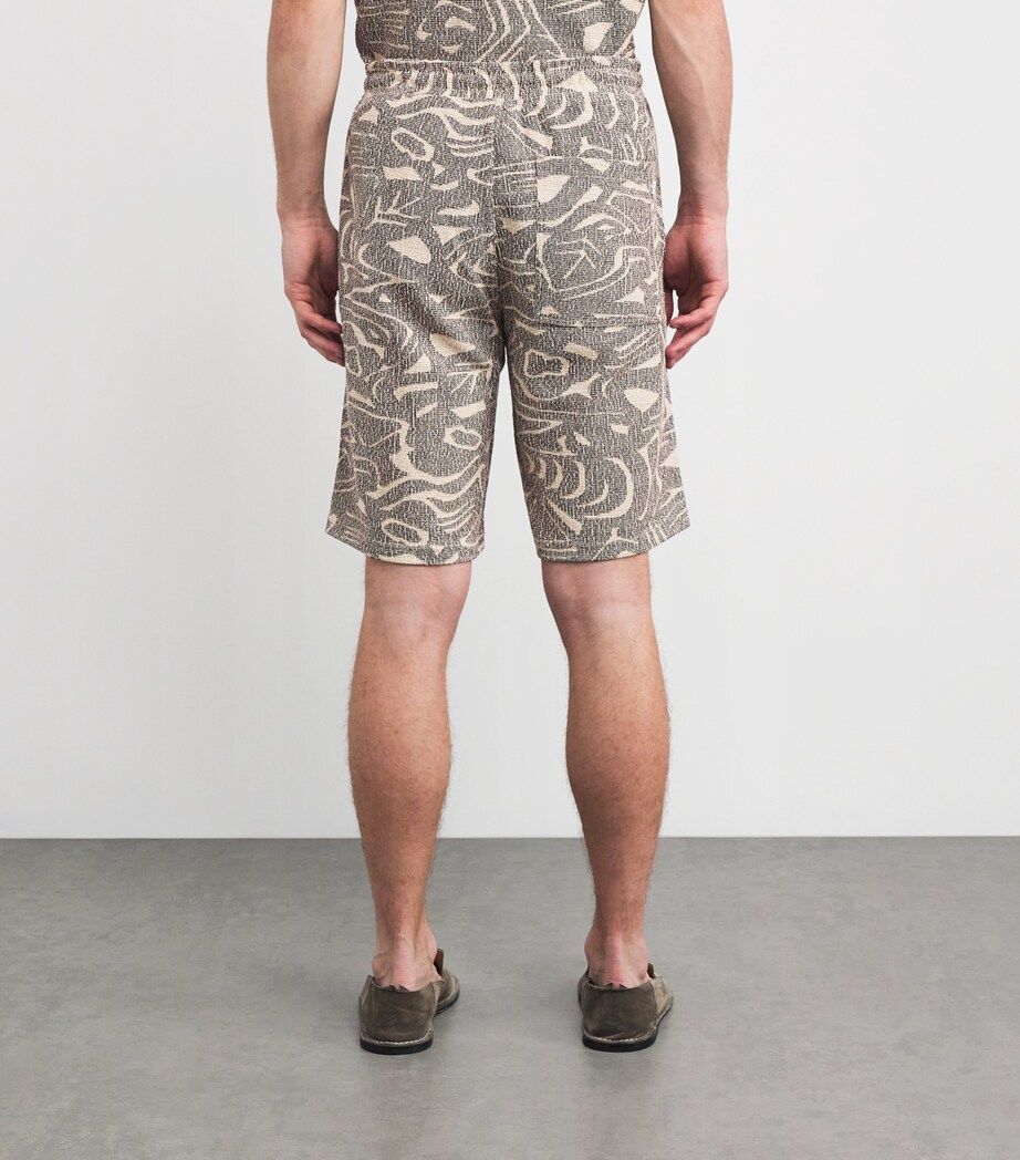 Swirl Drawstring Jerry Shorts DEMITASSE Image 4