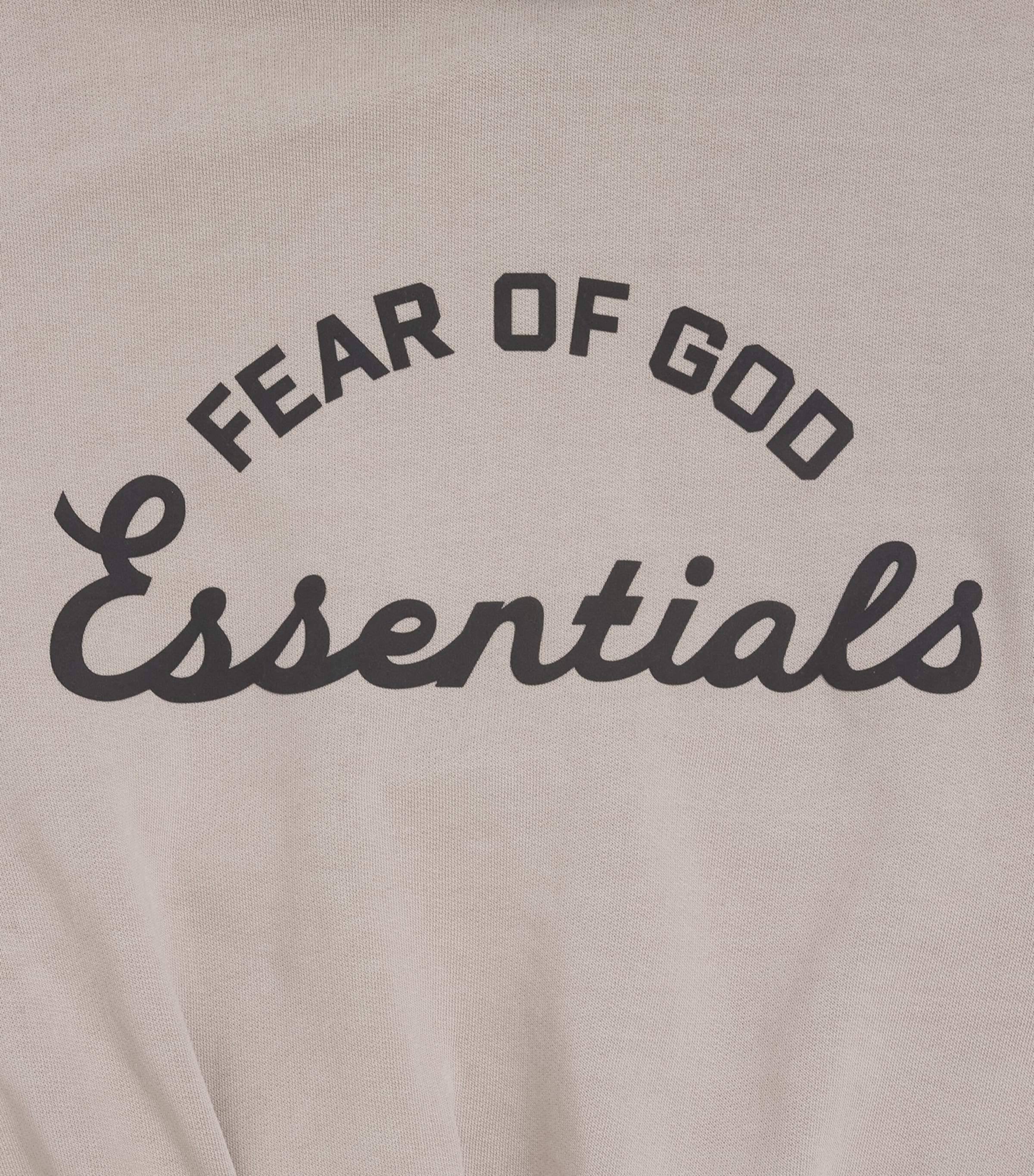 FEAR OF GOD ESSENTIALS KIDS Cotton Logo Hoodie (2-16 Years) Faded Seal Image 3
