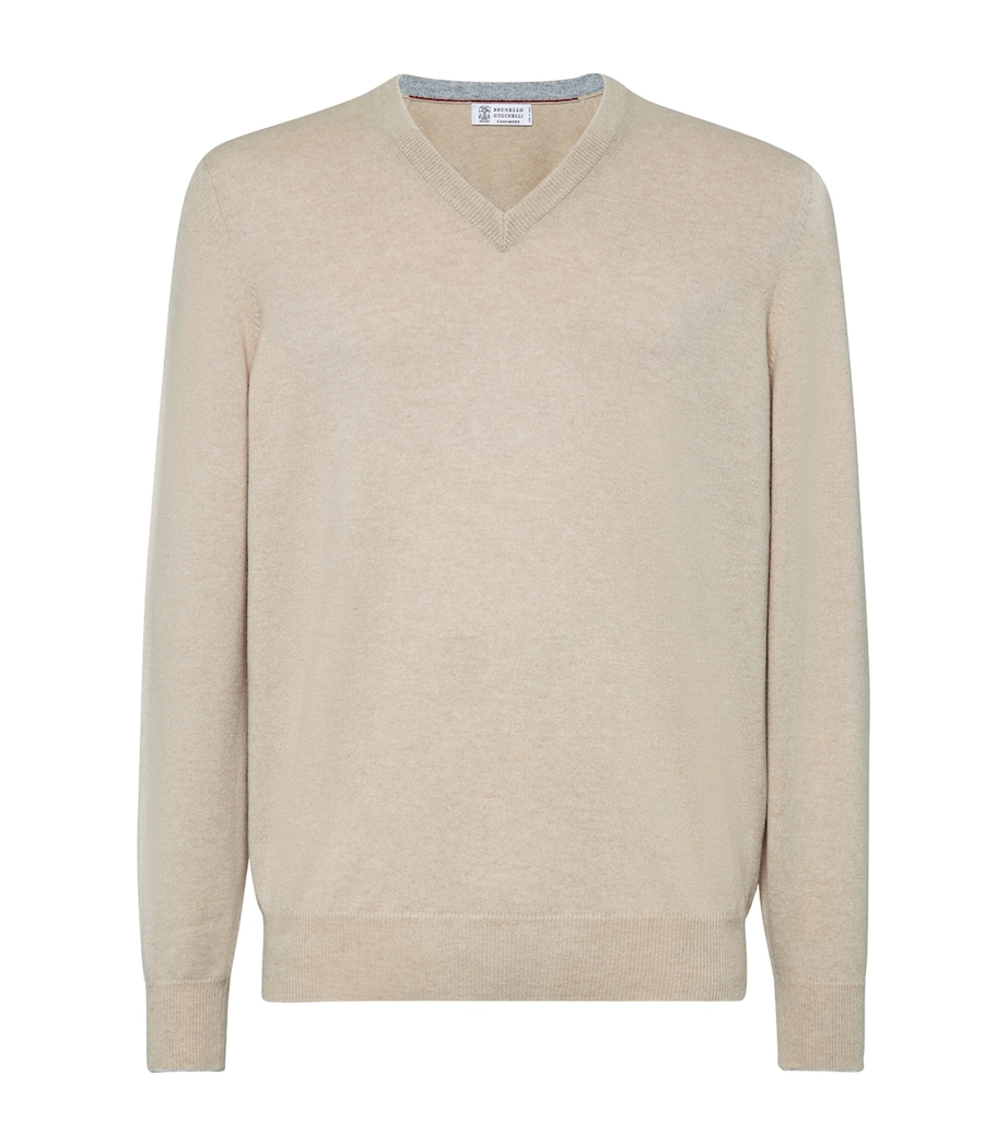 Cashmere V-Neck Sweater CS396 Image 1