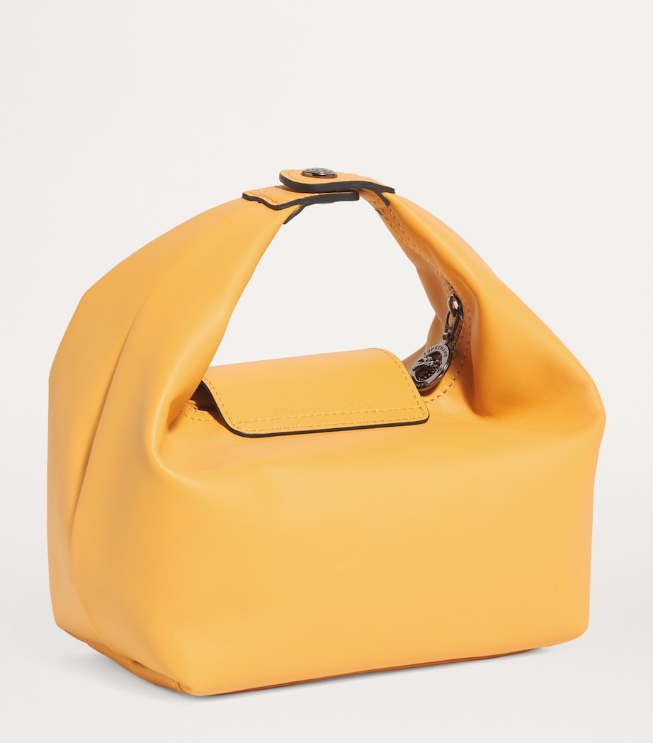 Longchamp Extra Small Leather Le Pliage Xtra Top-Handle Bag Honey Image 3
