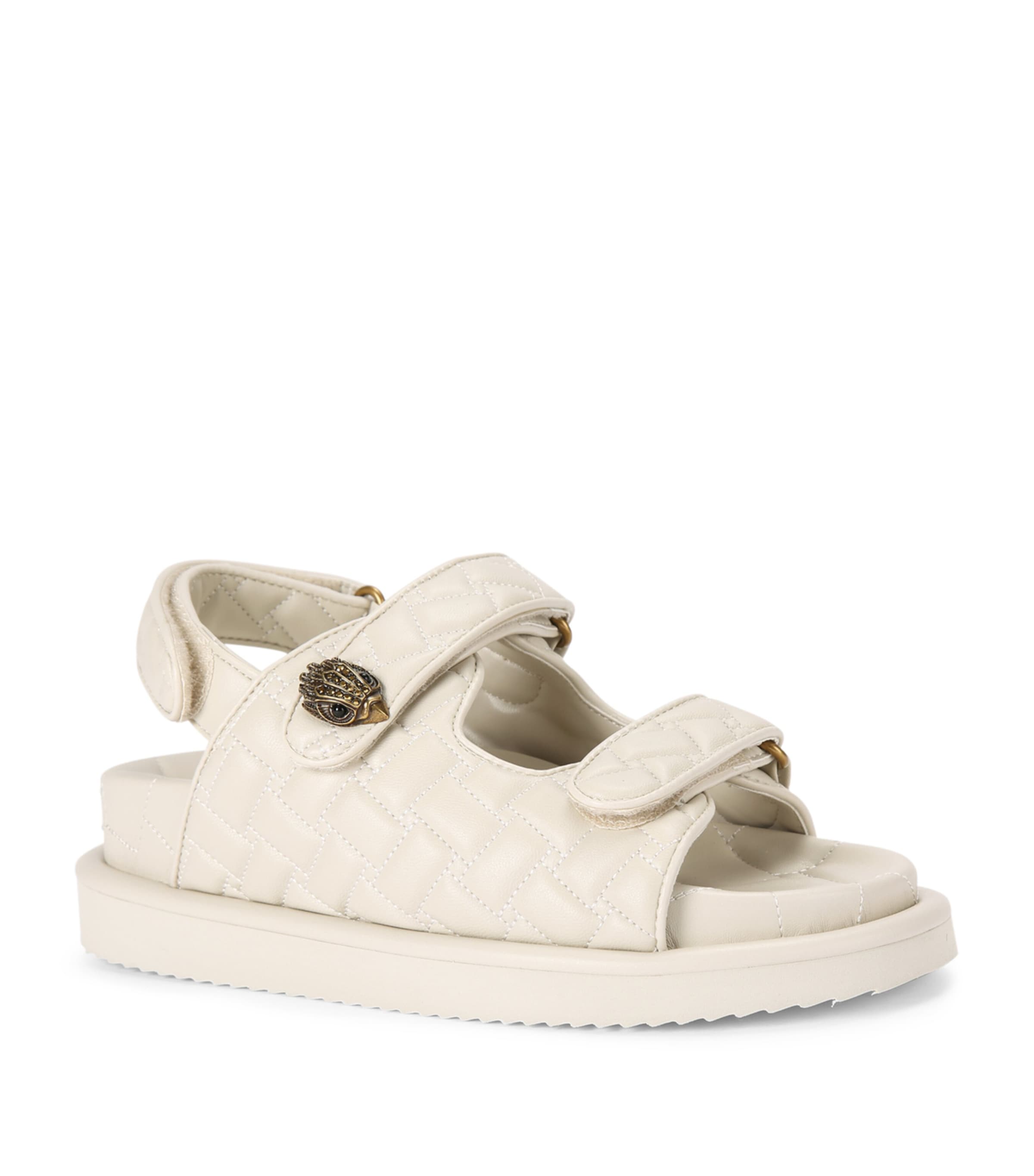 Kurt Geiger London Quilted Orson Sandals Bone Image 1