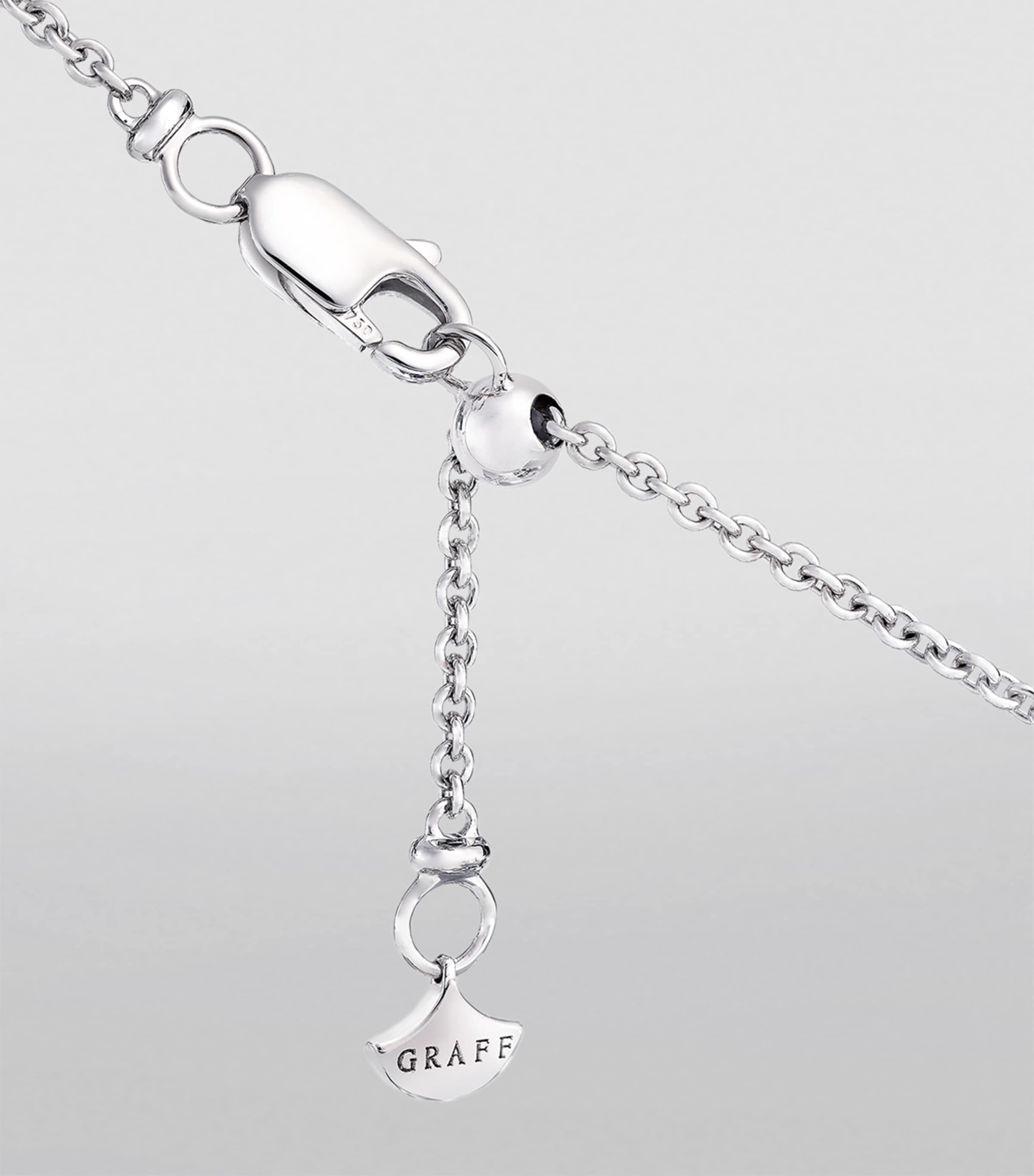 Graff White Gold and Diamond Tilda's Bow Necklace White Gold Image 2