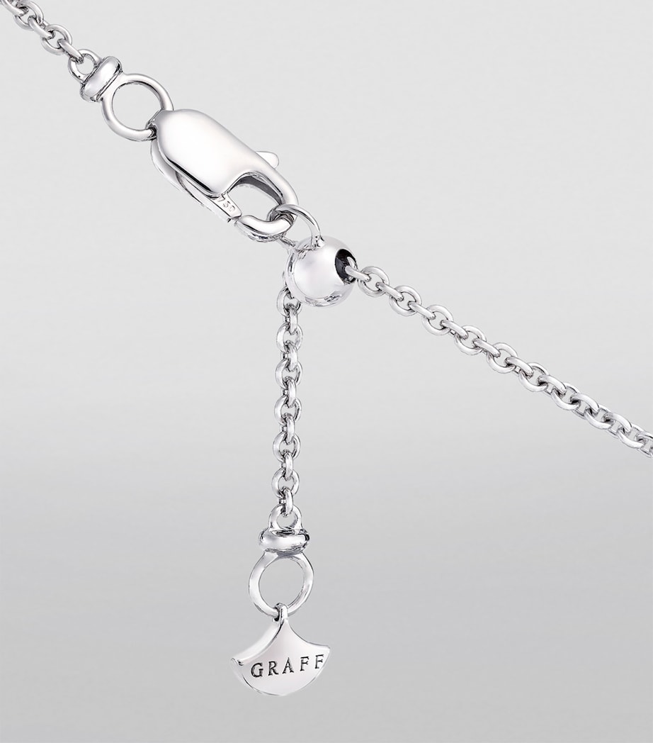 Graff White Gold and Diamond Tilda's Bow Necklace White Gold Image 2