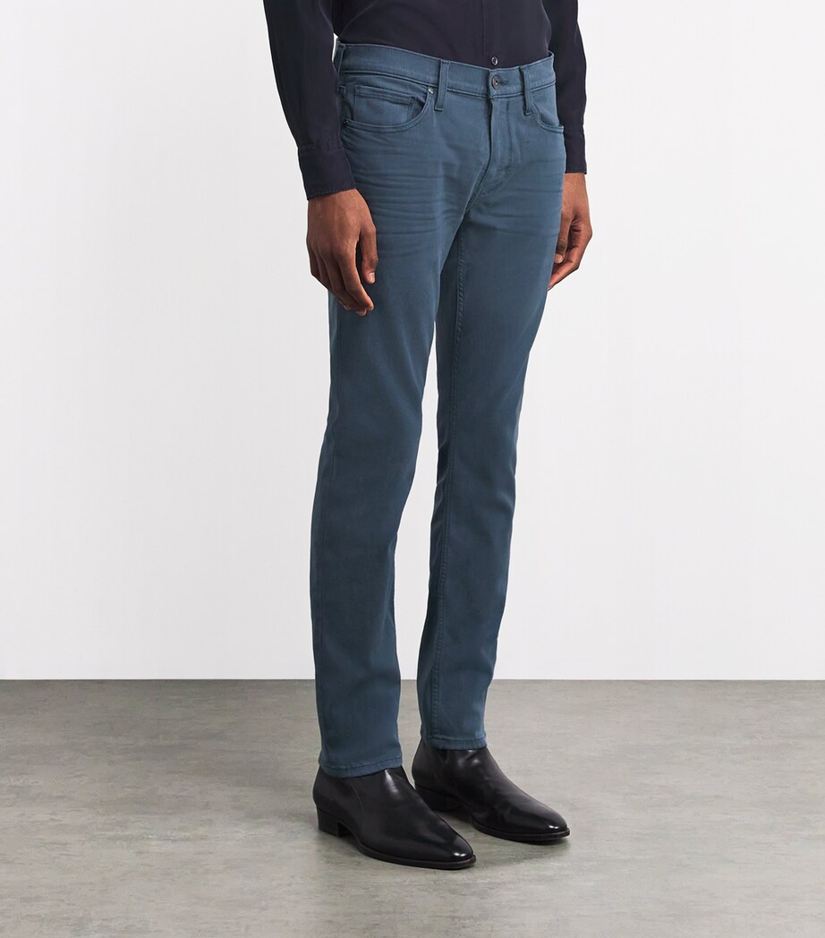 PAIGE Mens Lennox Slim Jeans Harbor Image 3