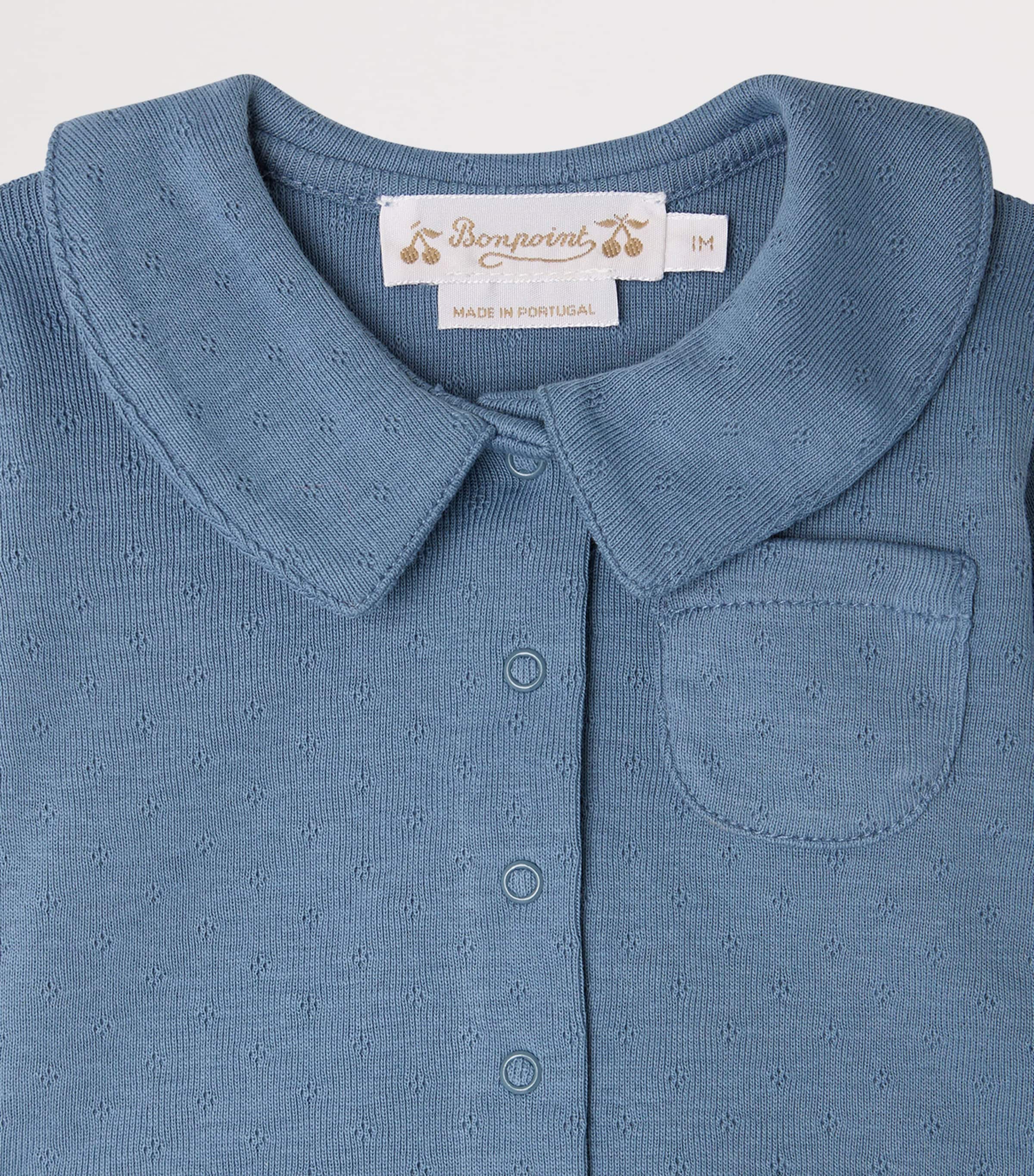Bonpoint Cotton Pointelle Shirt and Leggings Set (3-18 Months) Jean Fonce Image 3