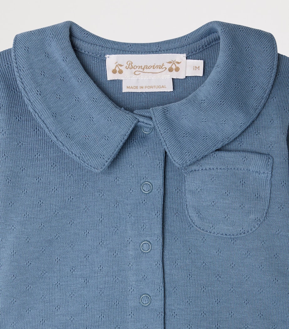 Bonpoint Cotton Pointelle Shirt and Leggings Set (3-18 Months) Jean Fonce Image 3