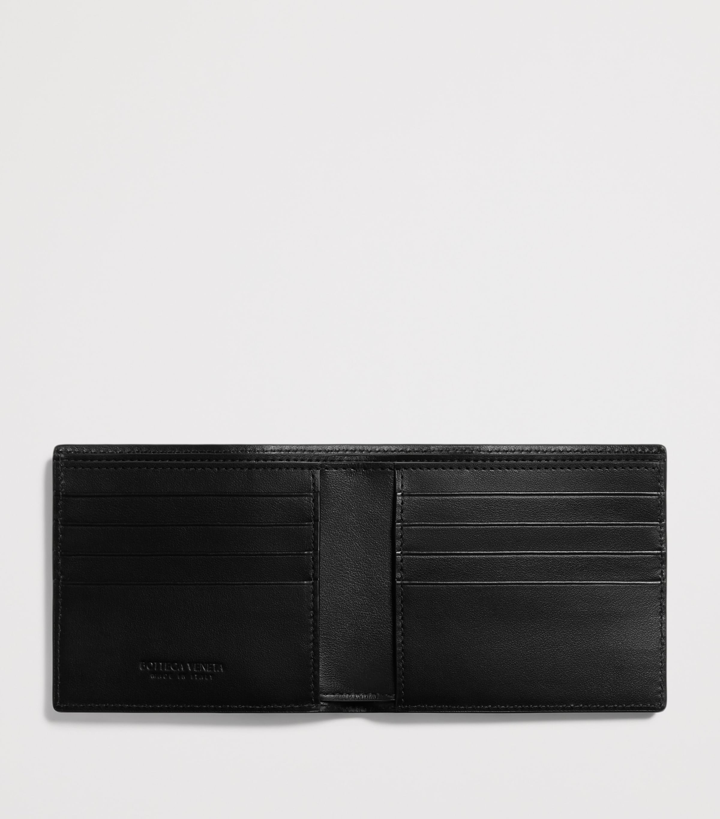 Bottega Veneta Leather Intrecciato Bifold Wallet Image 2