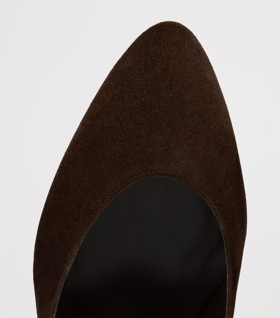 Christian Louboutin Fannylove 85 Suede Pumps Image 4