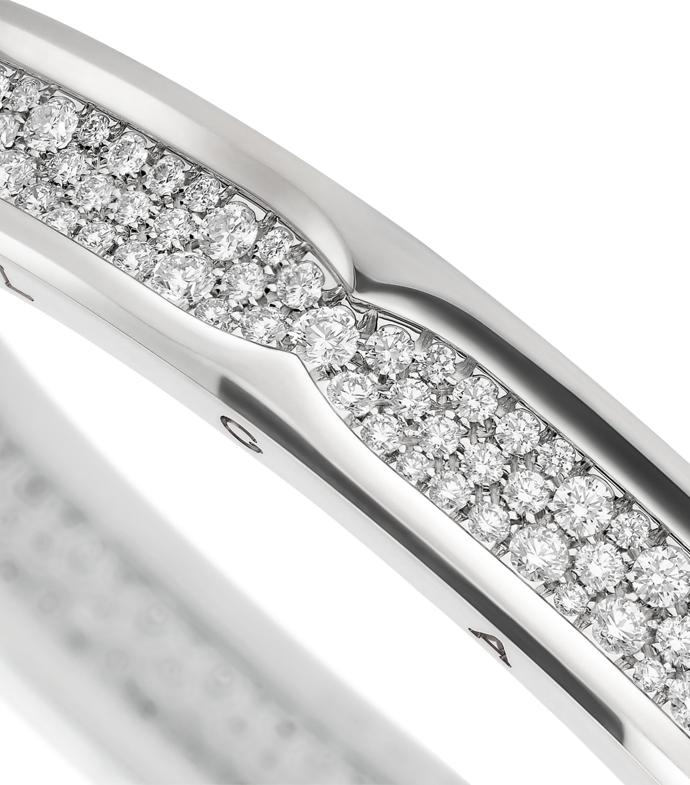 Bvlgari White Gold and Diamond B.zero1 Bangle White Gold Image 3