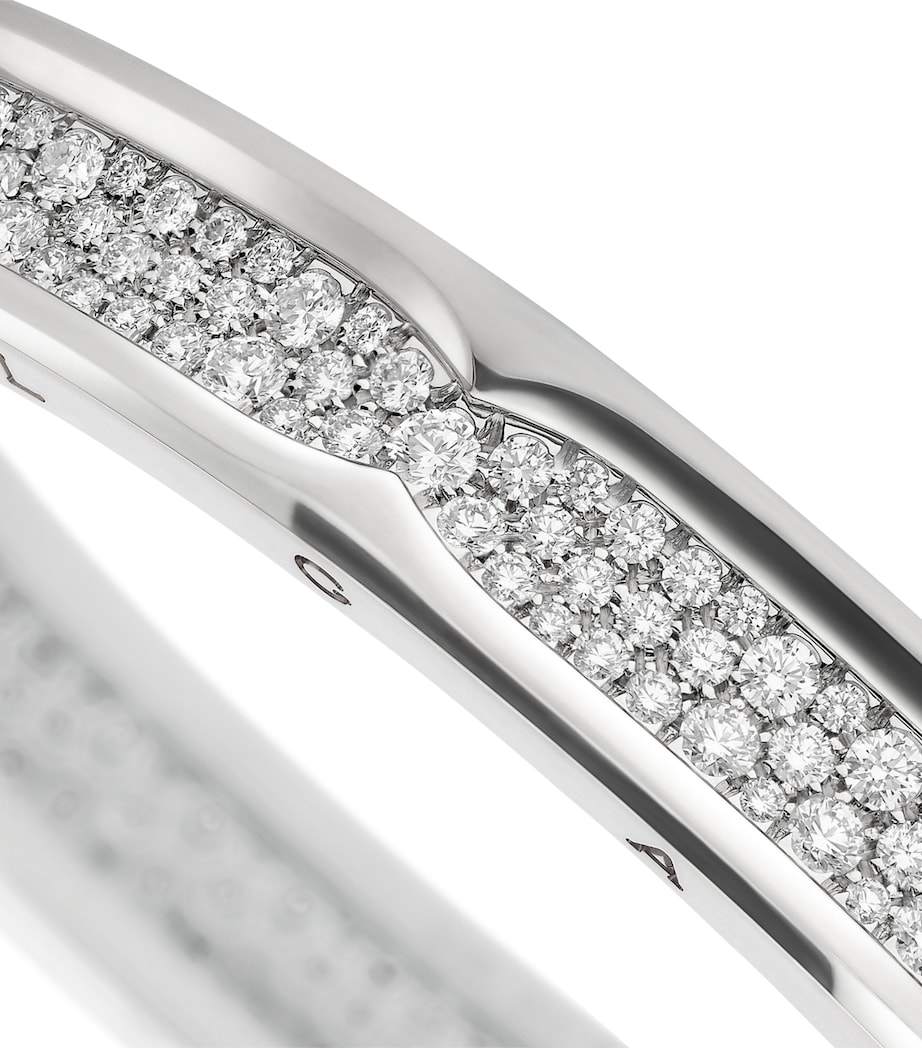 White Gold and Diamond B.zero1 Bangle WHITE GOLD Image 3