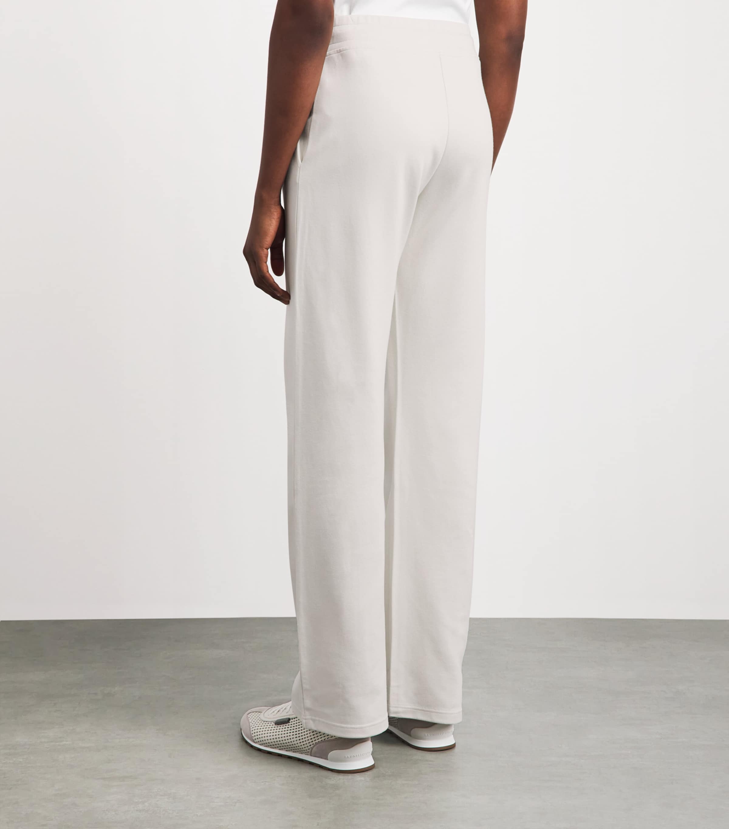 Eleventy Womens Cotton-Blend Sweatpants Avorio Image 5