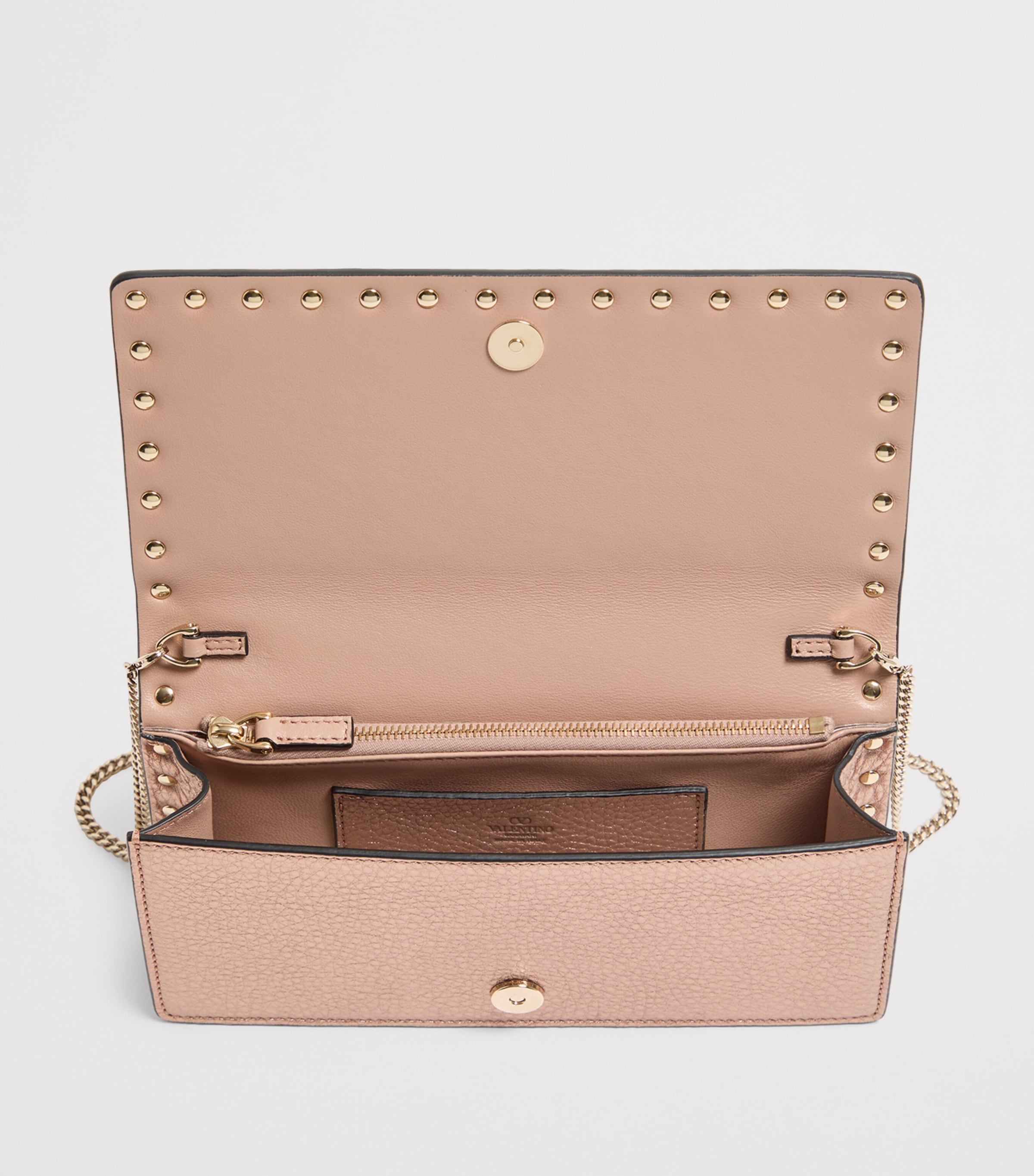 Leather Rockstud Chain Wallet GF9 Image 5