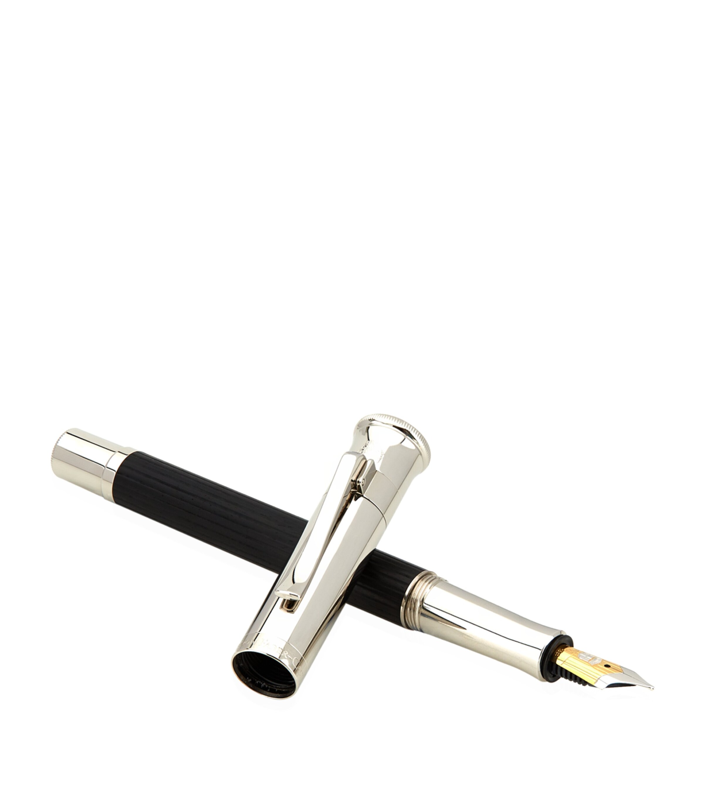 Graf von Faber-Castell Classic Ebony Wood Fountain Pen Black Image 2