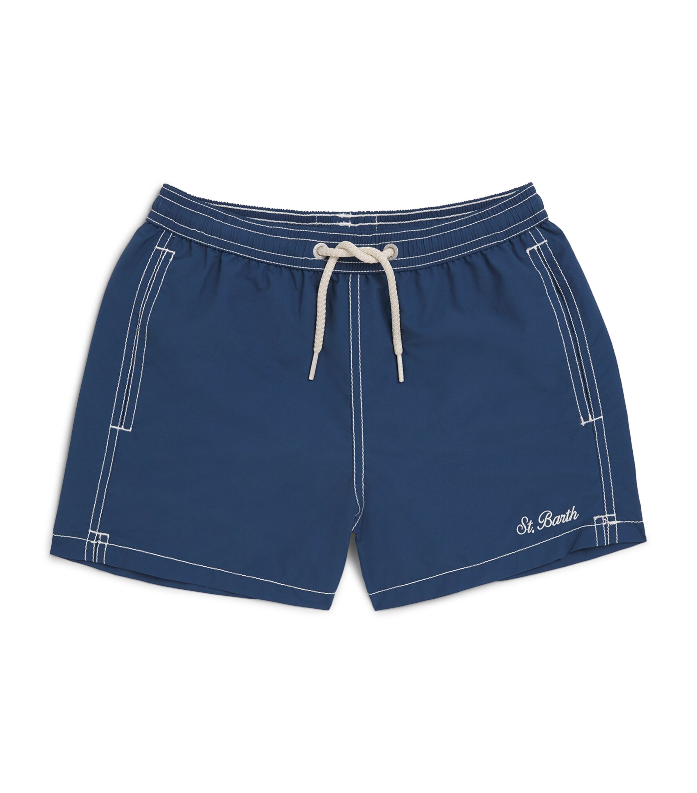 Antibacterial Embroidered Patmos Swim Shorts (2-12 Years) 00203H SB 60EMB Image 1