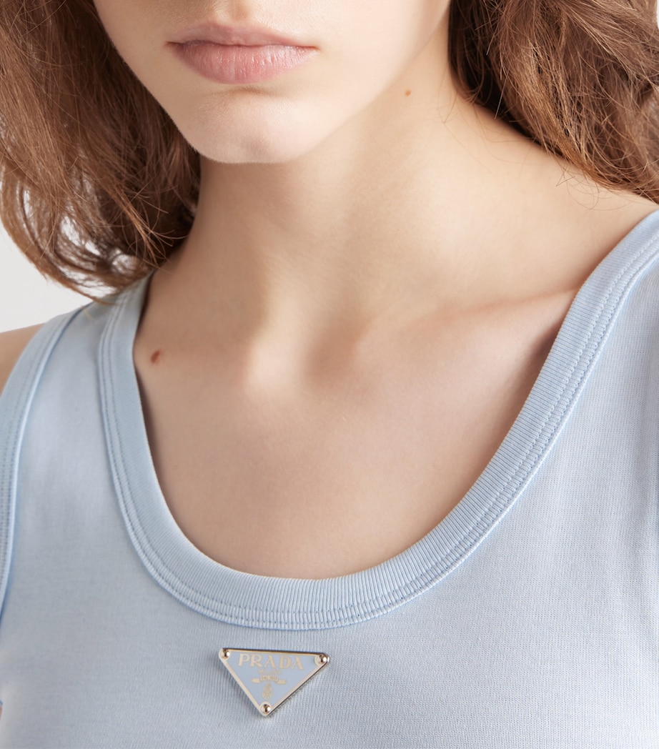 Cotton Ribbed Tank Top F0012 Image 4