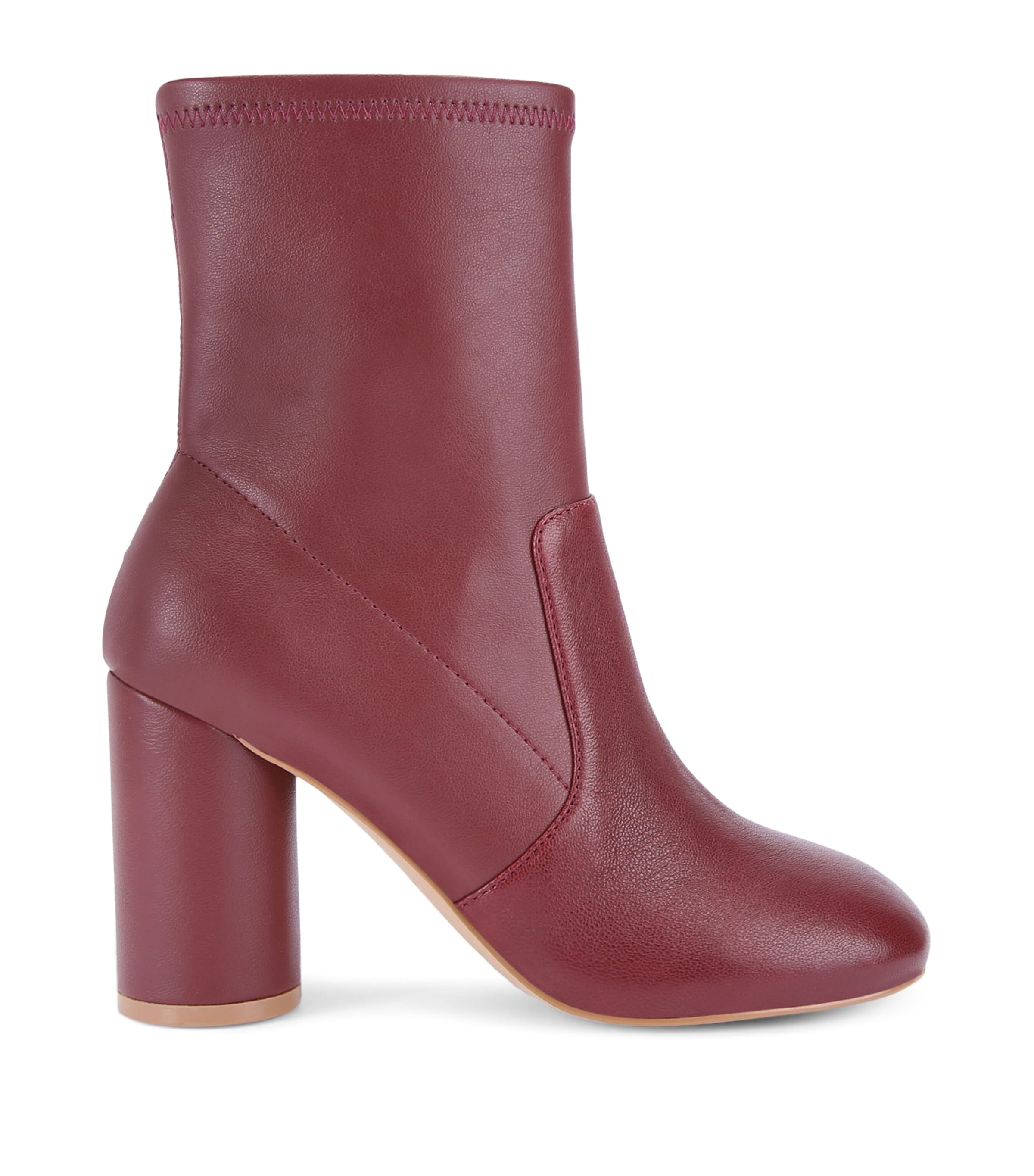 Kurt Geiger 90mm Langley Ankle Boots In Burgundy