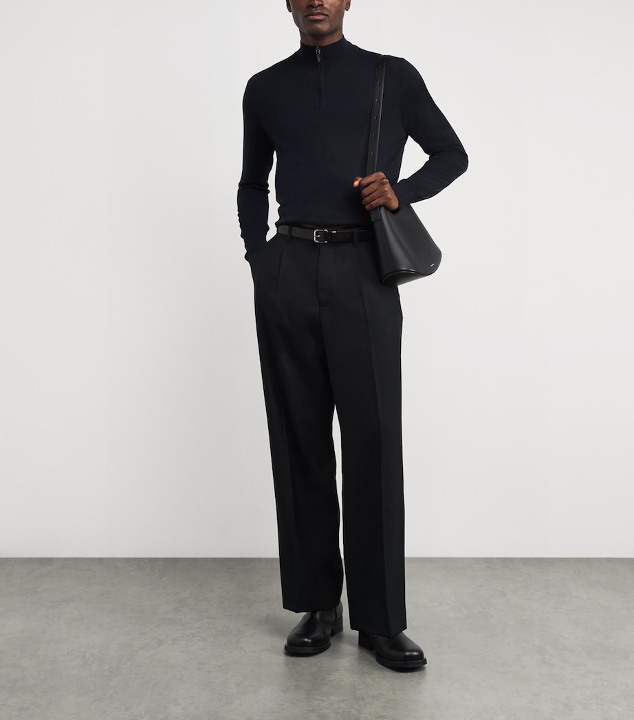 Kid Wool Quarter-Zip Sweater 43000 Image 2