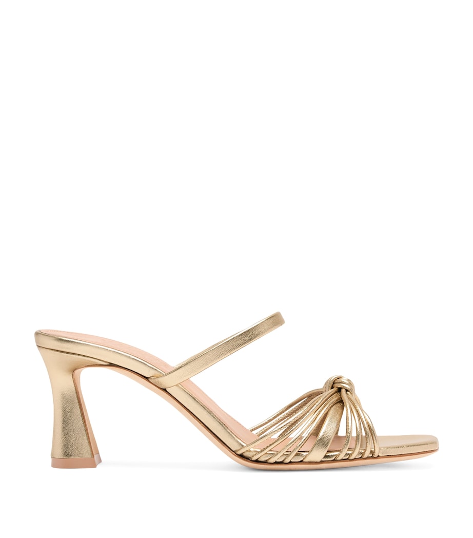 Malone Souliers Metallic Leather Lucinda Sandals 70 Antique Gold Image 1