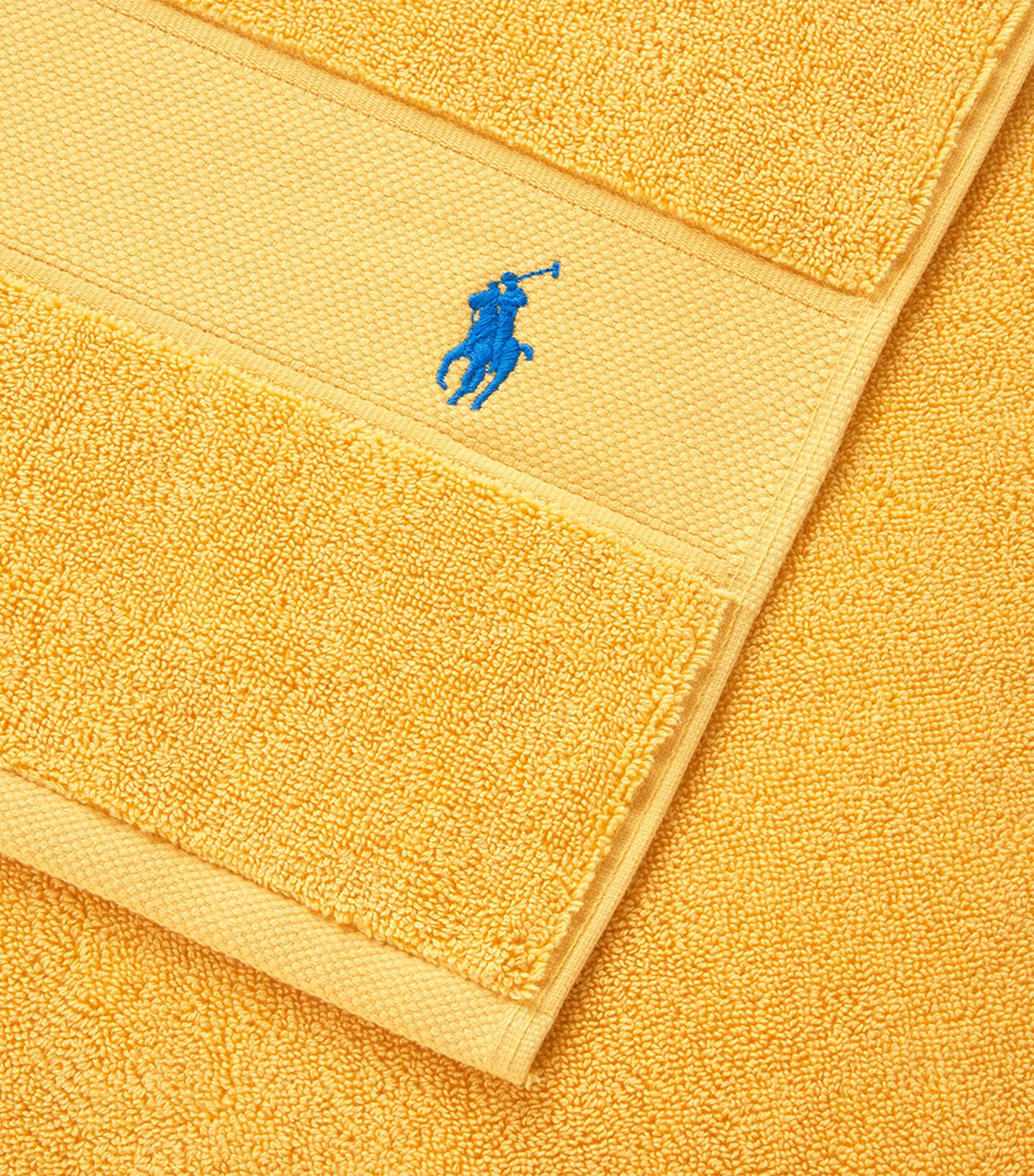 Polo Player Guest Towel (40cm x 75cm) YELLOW Image 6