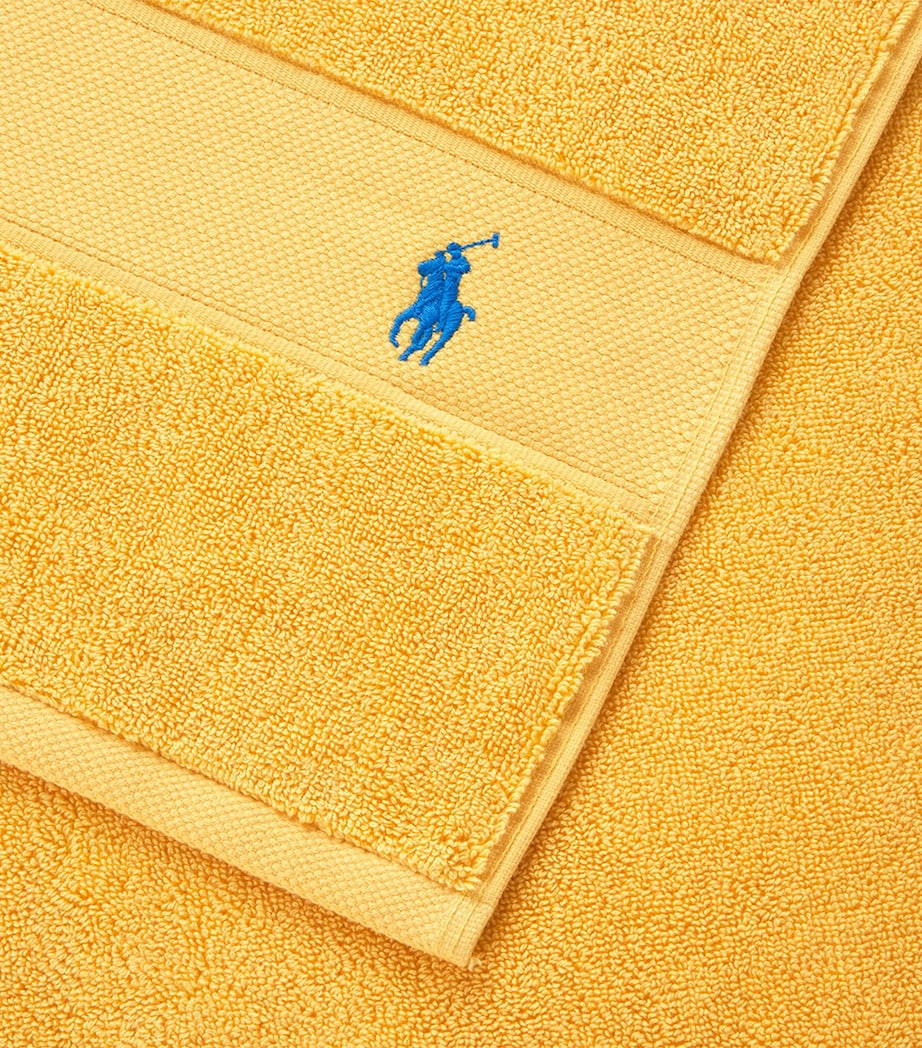 Polo Player Guest Towel (40cm x 75cm) YELLOW Image 6