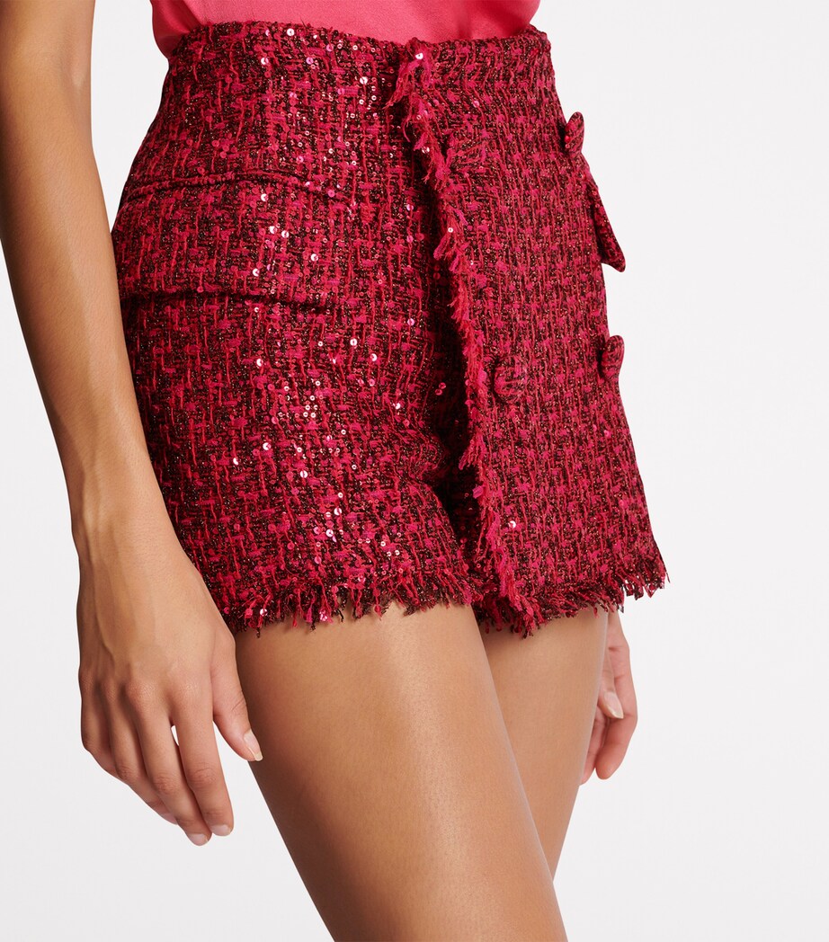 Tweed Sequinned Skort 4PK FUCHSIA VIF Image 2