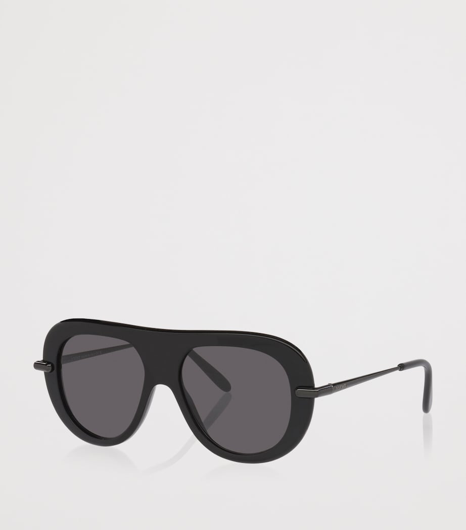 LOEWE Slim Pilot Sunglasses Black Image 2