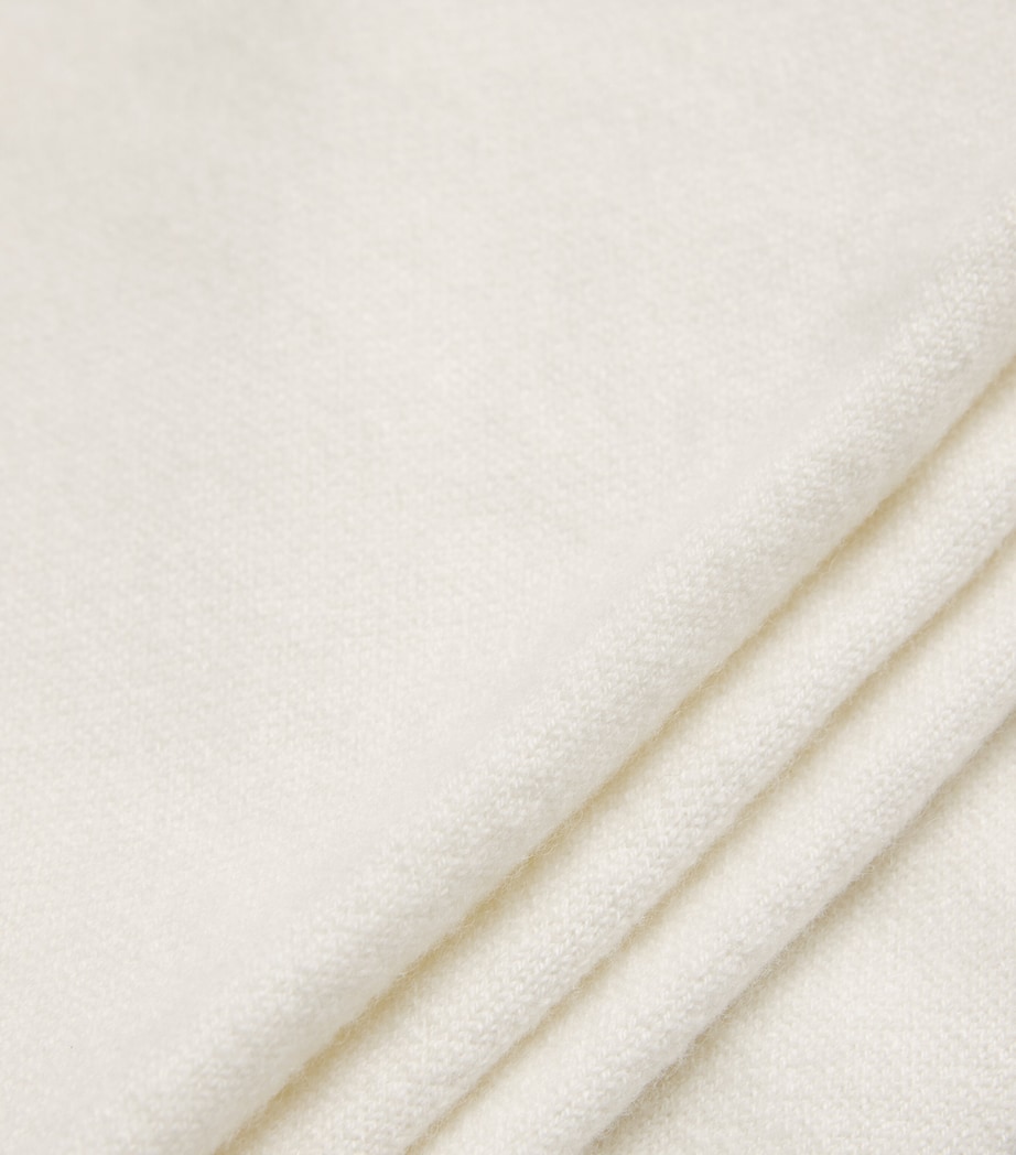 Cashmere Straight Trousers 2040 OFF WHITE Image 5