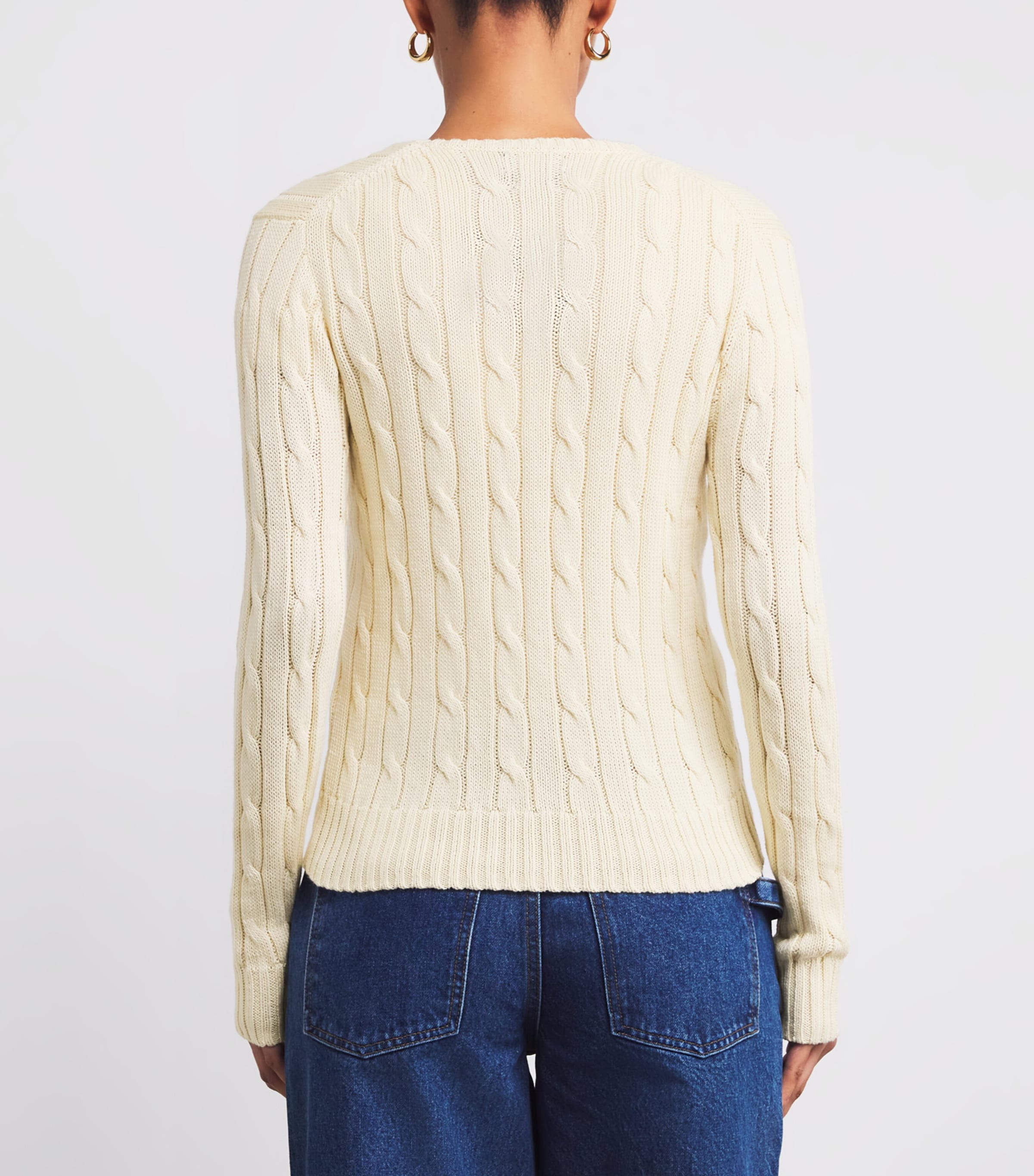 Pima Cotton Kimberly Sweater CREAM Image 4