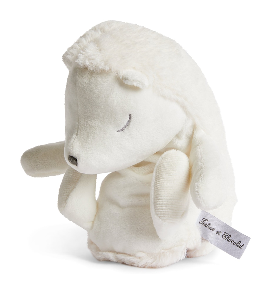 Léon The Hedgehog Soft Toy (25cm) ECRU Image 2