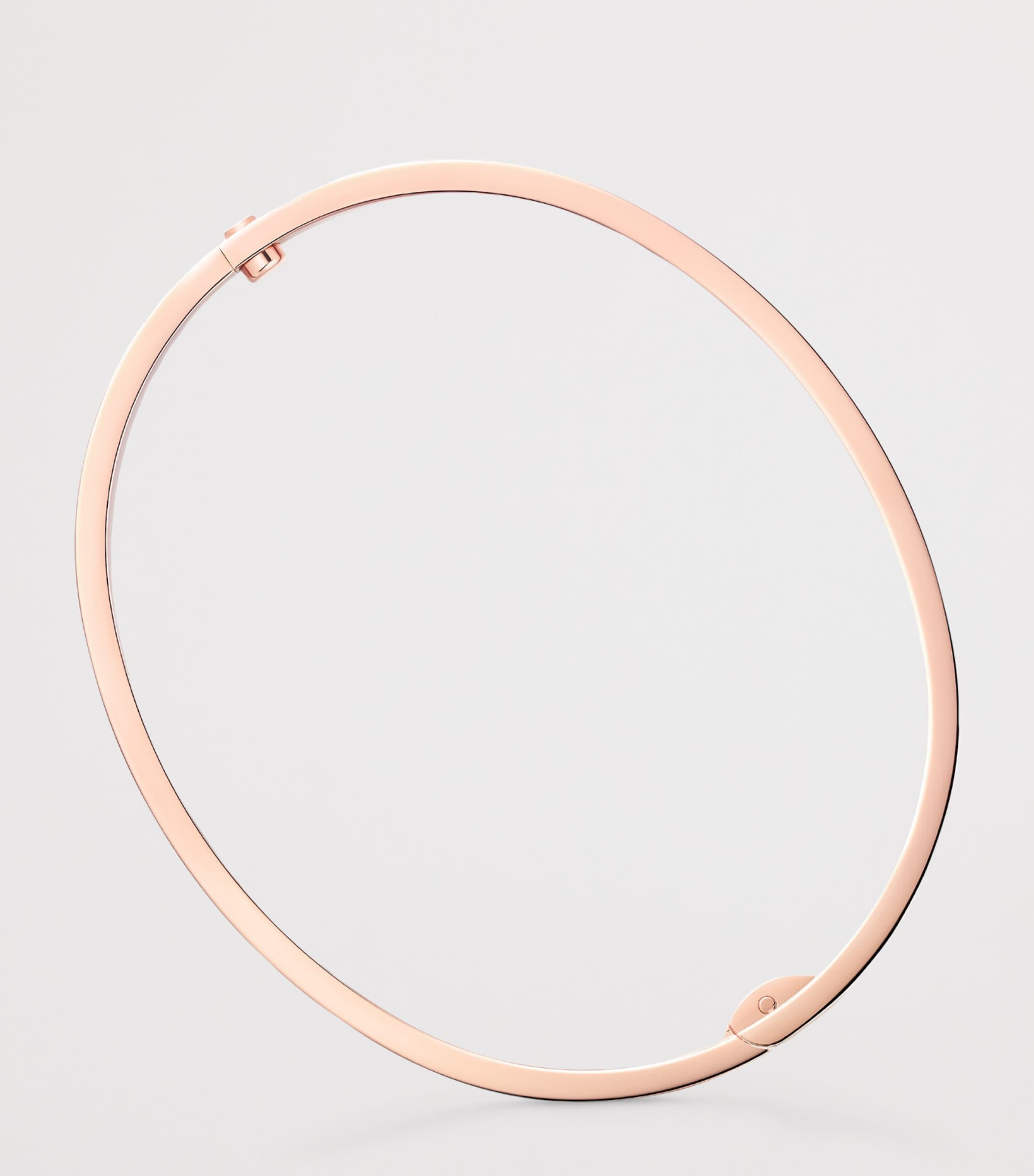 Cartier Small Rose Gold and Diamond LOVE Bracelet Rose Gold Image 9