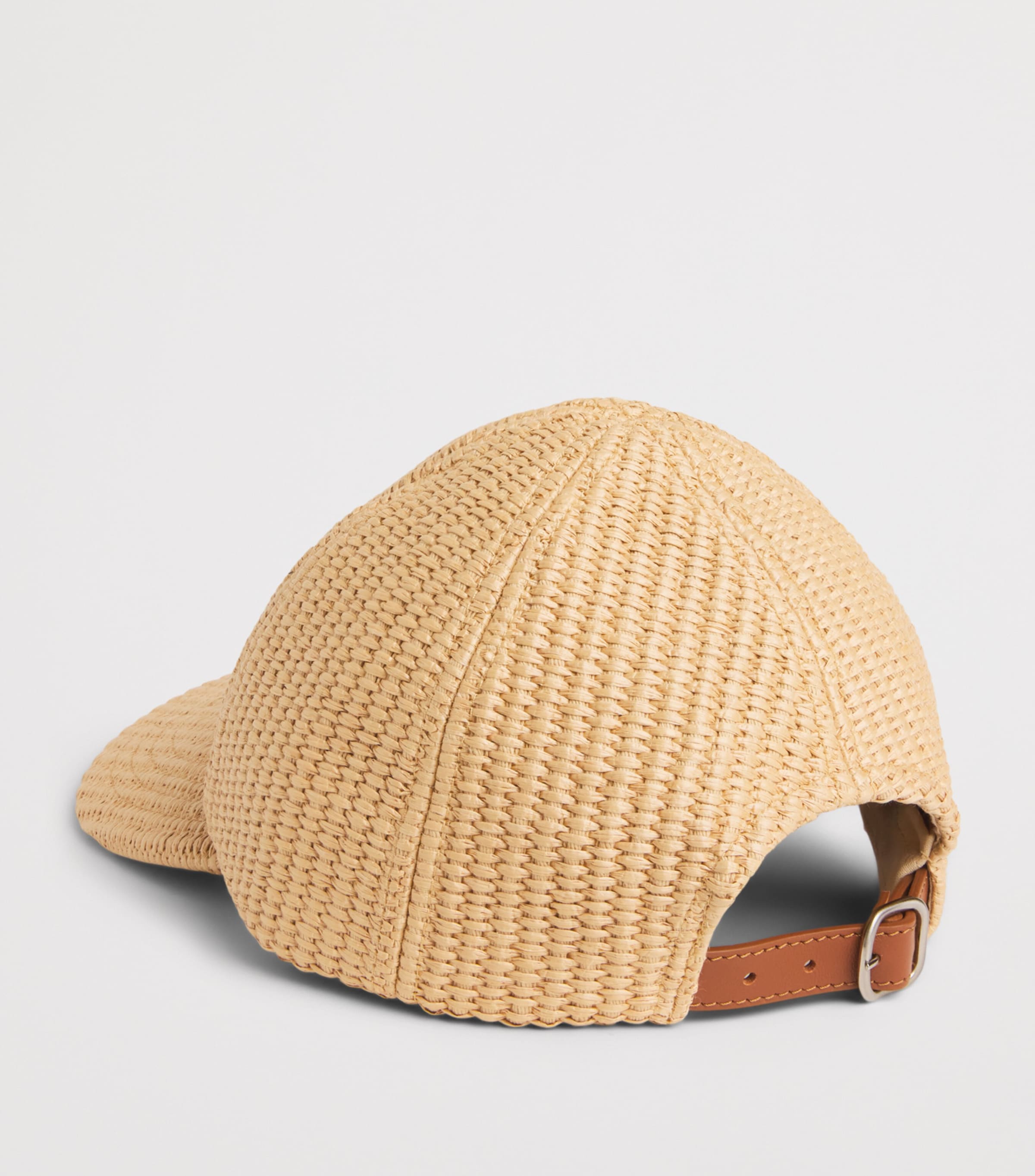 Maje Cotton-Blend Logo Baseball Cap Beige Image 3