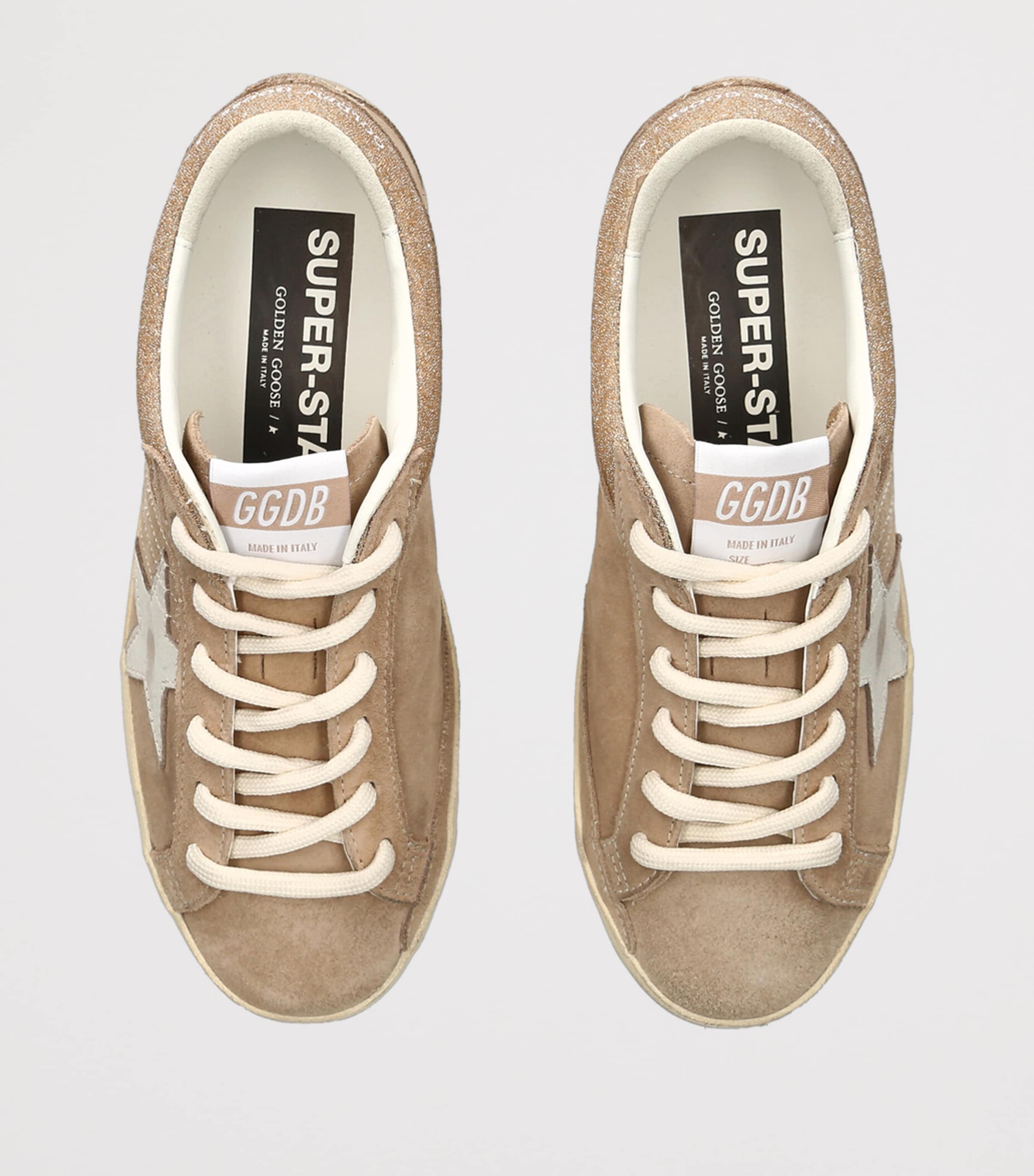 Golden Goose Suede Super-Star Sneakers Beige Oth Image 3