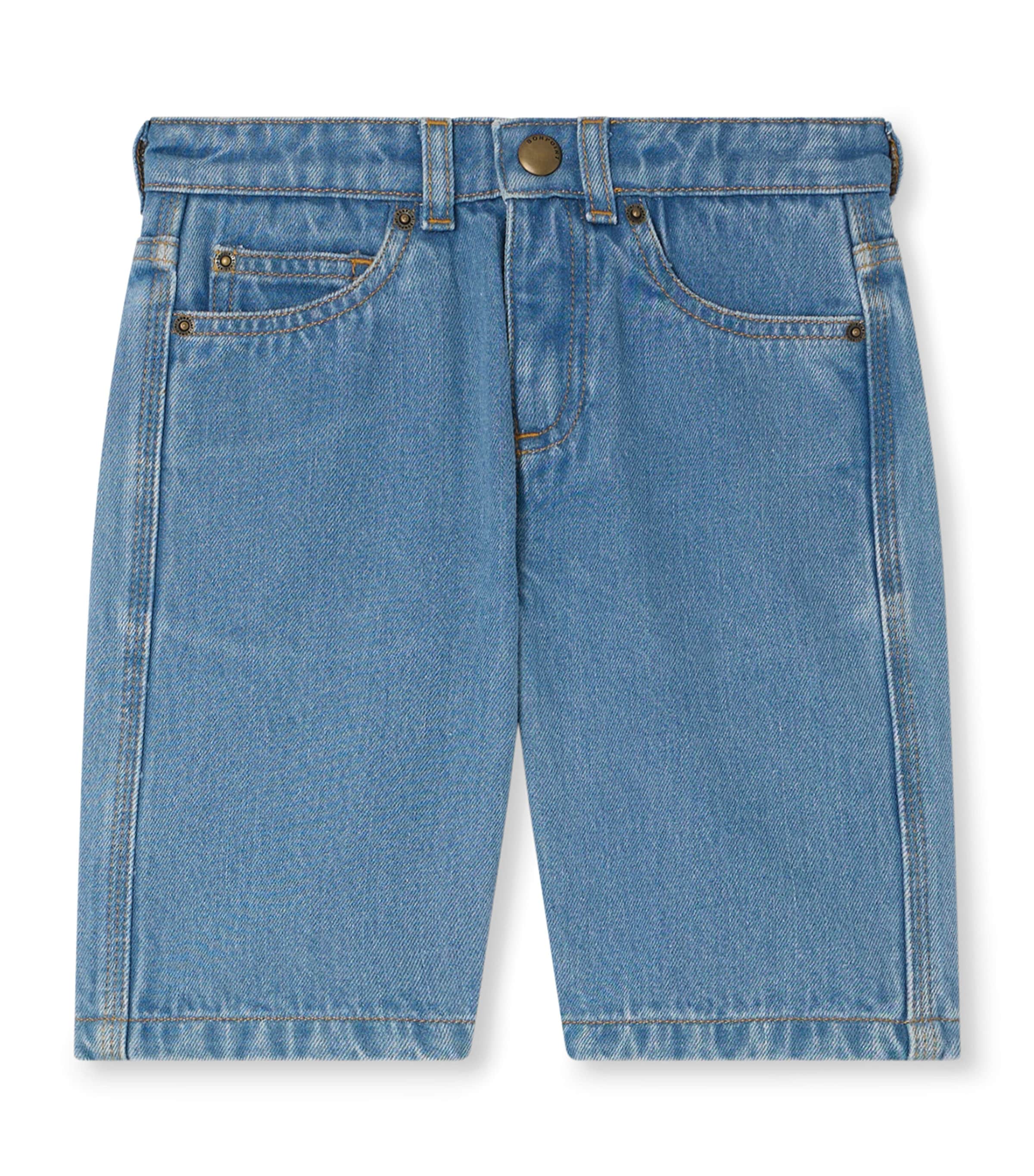 Elivo Denim Shorts (10-14 Years) BLEU MOYEN Image 1