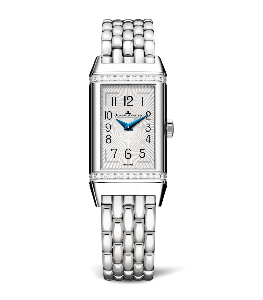 Stainless Steel and Diamond Reverso One Watch 20mm STAINLESS STEEL Image 1