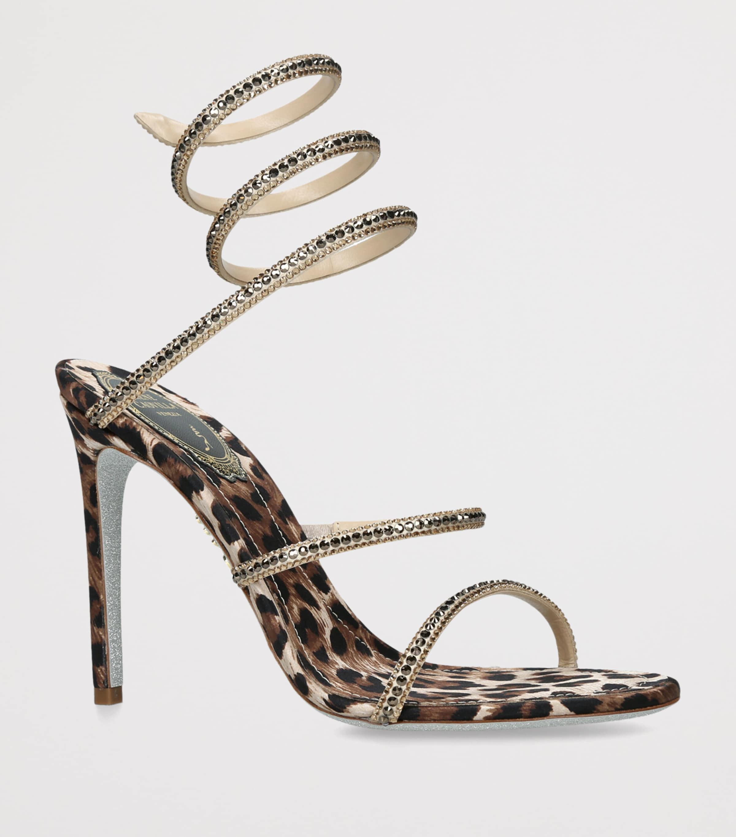 René Caovilla Embellished Cleo Sandals 105 Mult/other Image 3