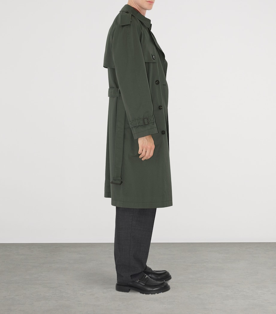 Gabardine Trench Coat YEW Image 3
