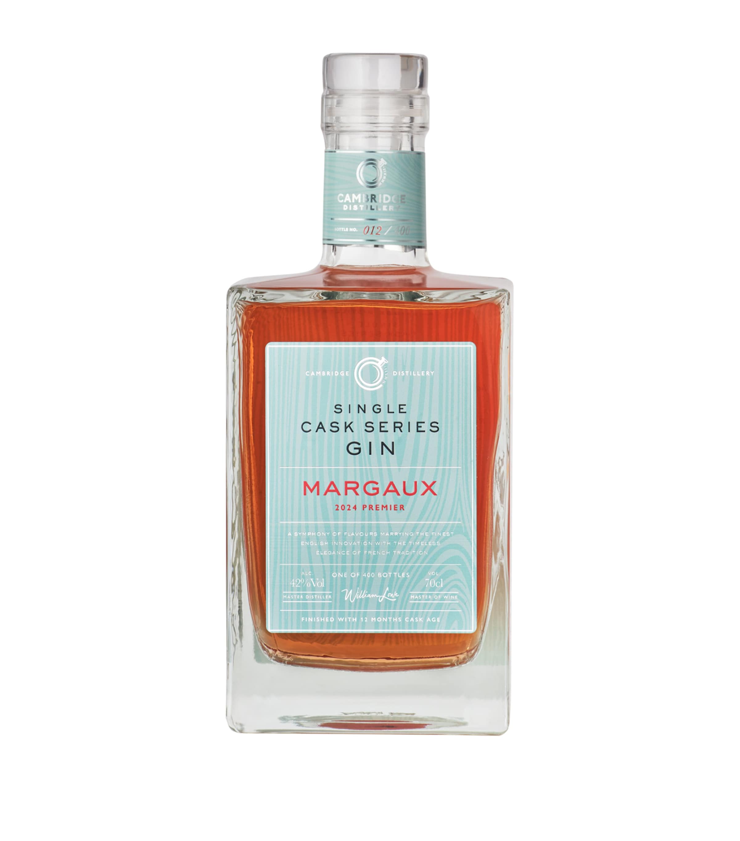 Margaux Single Cask Gin by Cambridge Distillery (70cl) NO COLOUR Image 1