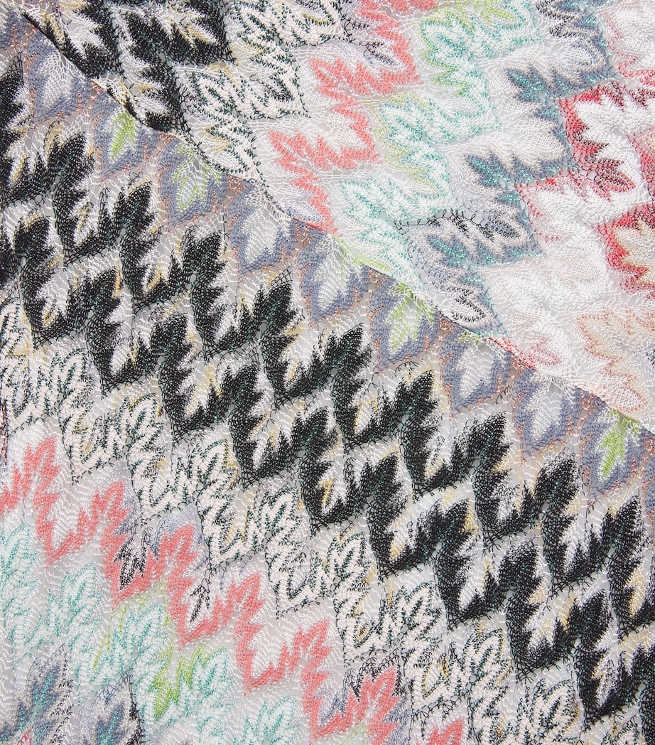 Zigzag Maxi Dress SM9Y4 WHT/PINK/BLUE Image 5