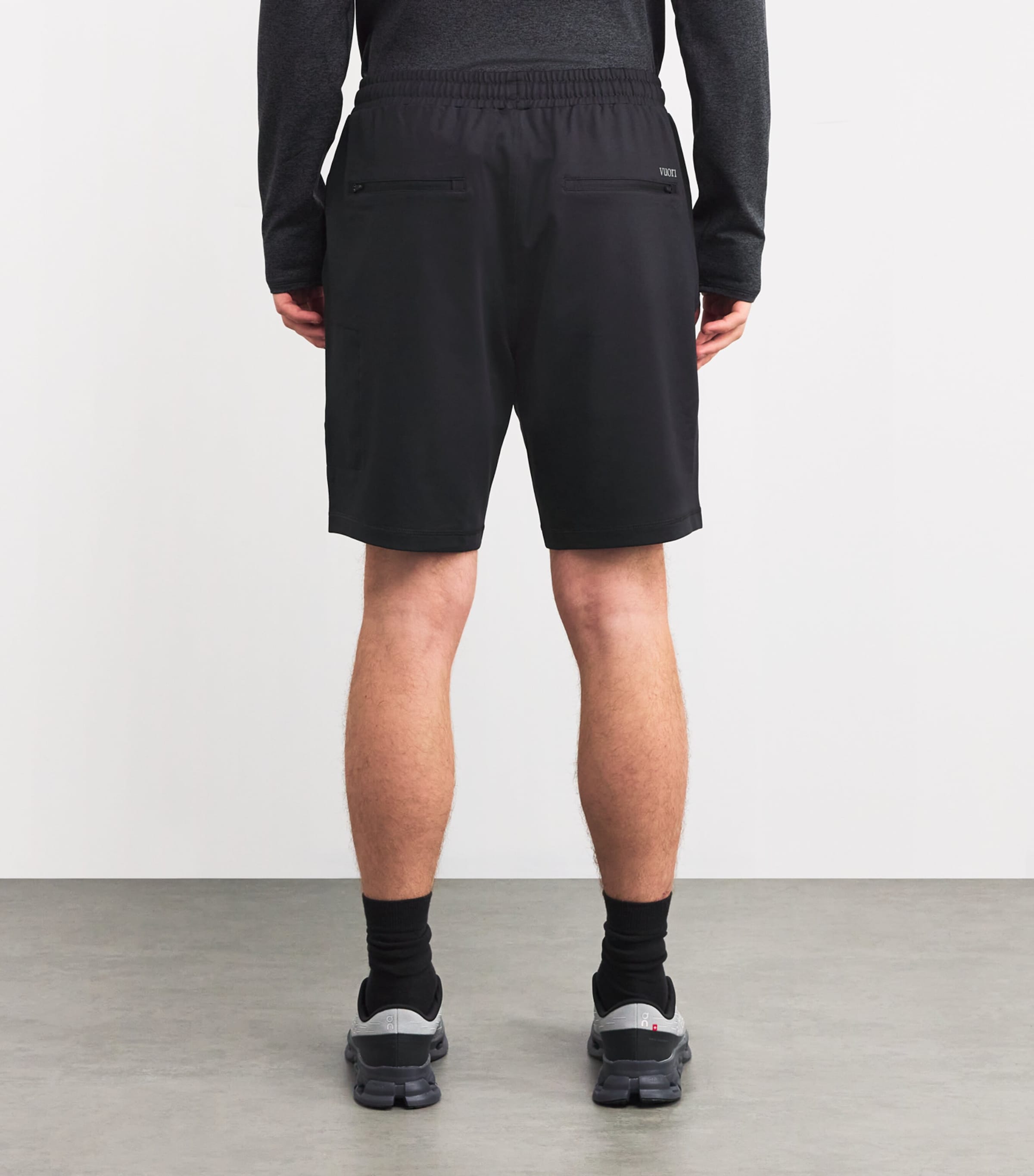 VUORI Mens Sunday Performance Shorts Black Image 4