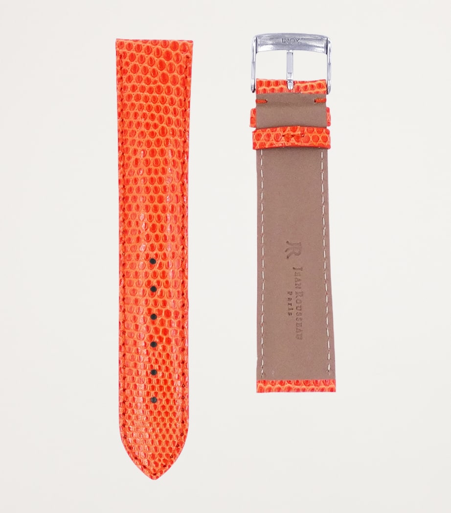 Classic Lizard Watch Strap (17mm) ORANGE Image 2